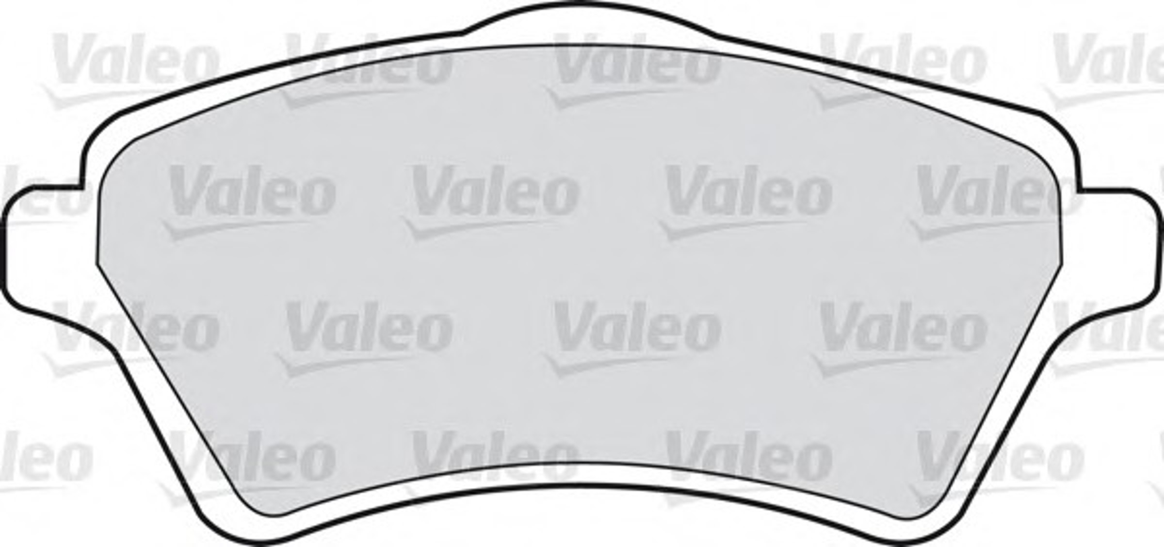 Комплект тормозных колодок дисковый тормоз VALEO 598514