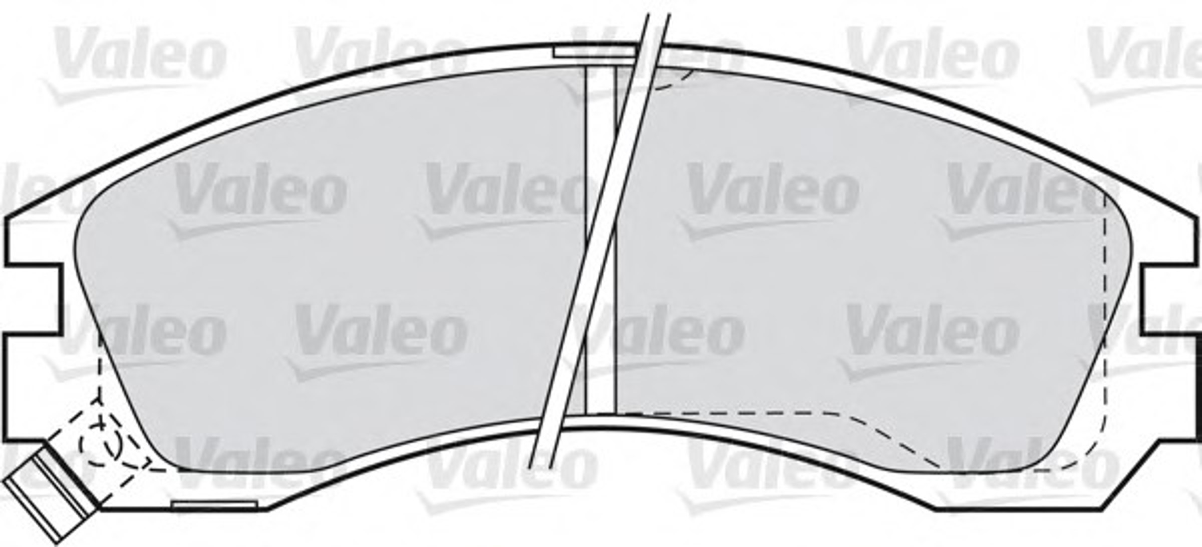 Комплект тормозных колодок дисковый тормоз VALEO 598517