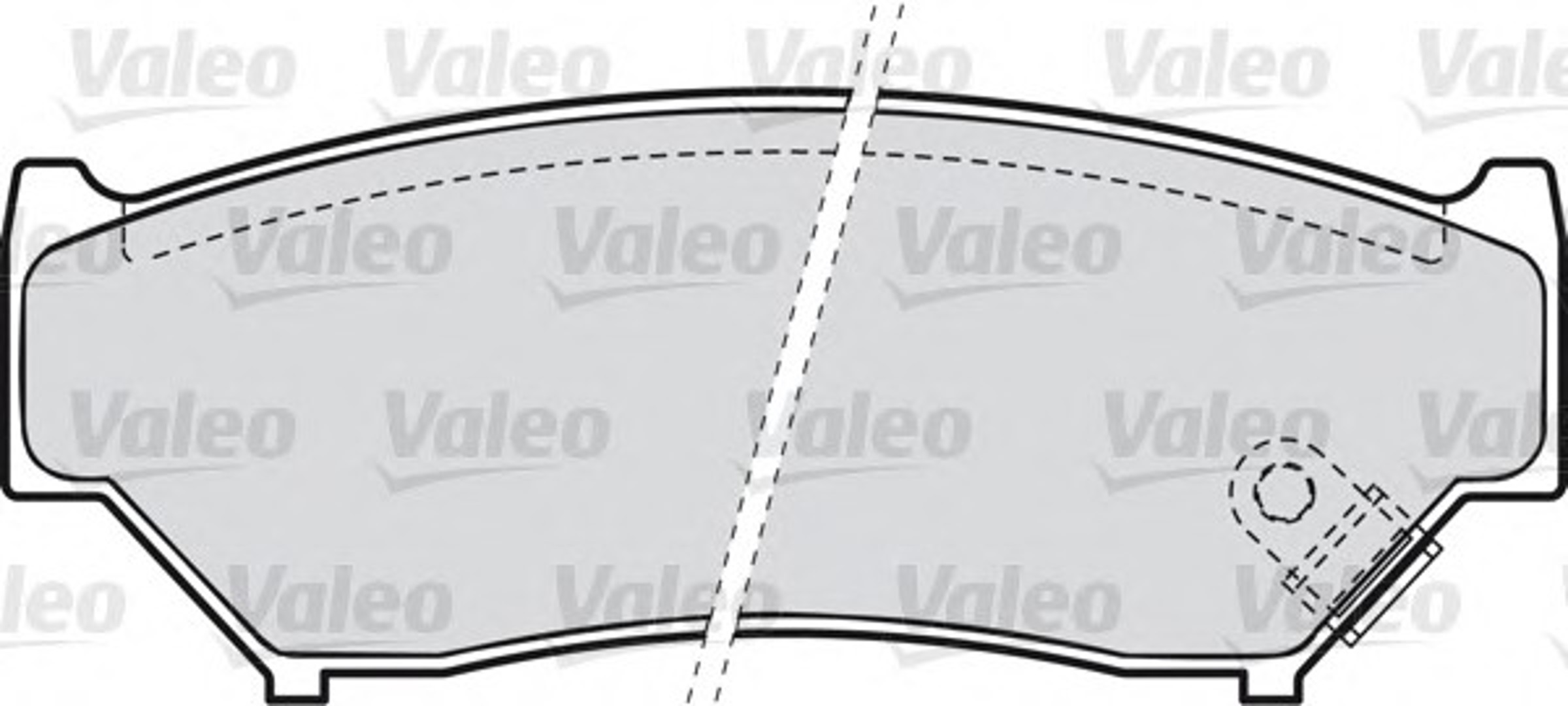 Колодки тормозные дисковые VALEO 598533