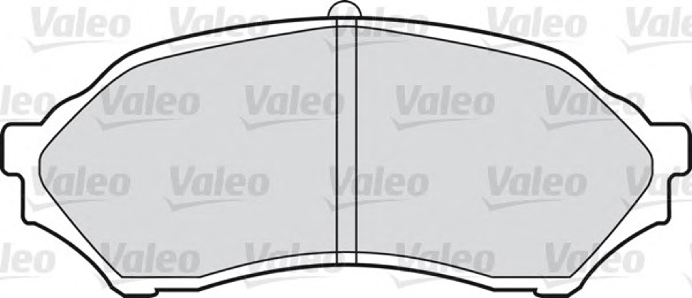 Комплект тормозных колодок дисковый тормоз VALEO 598548