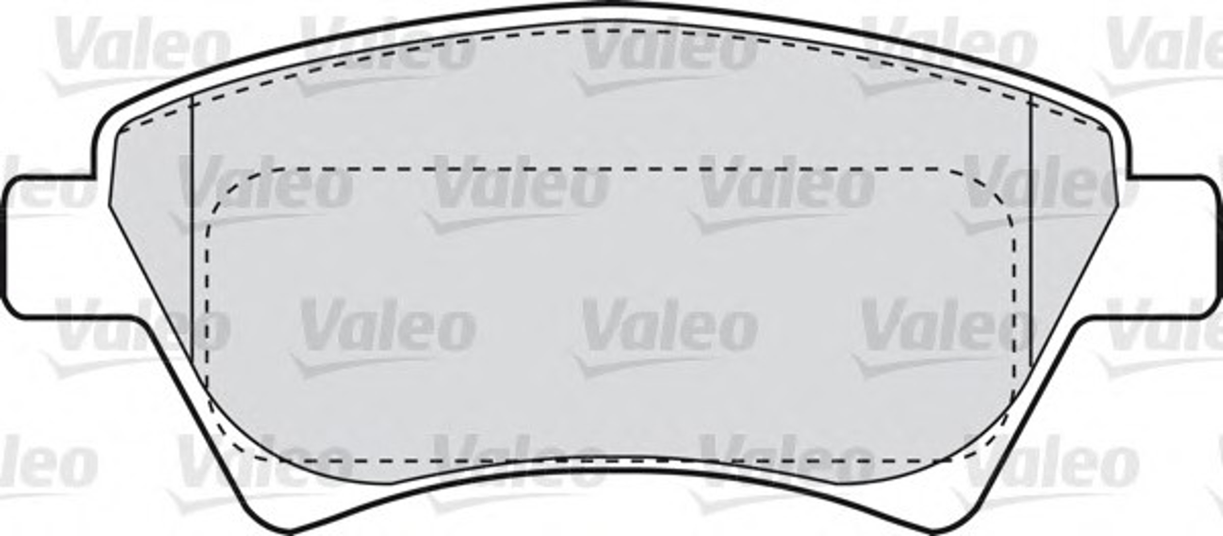 Комплект тормозных колодок дисковый тормоз VALEO 598558