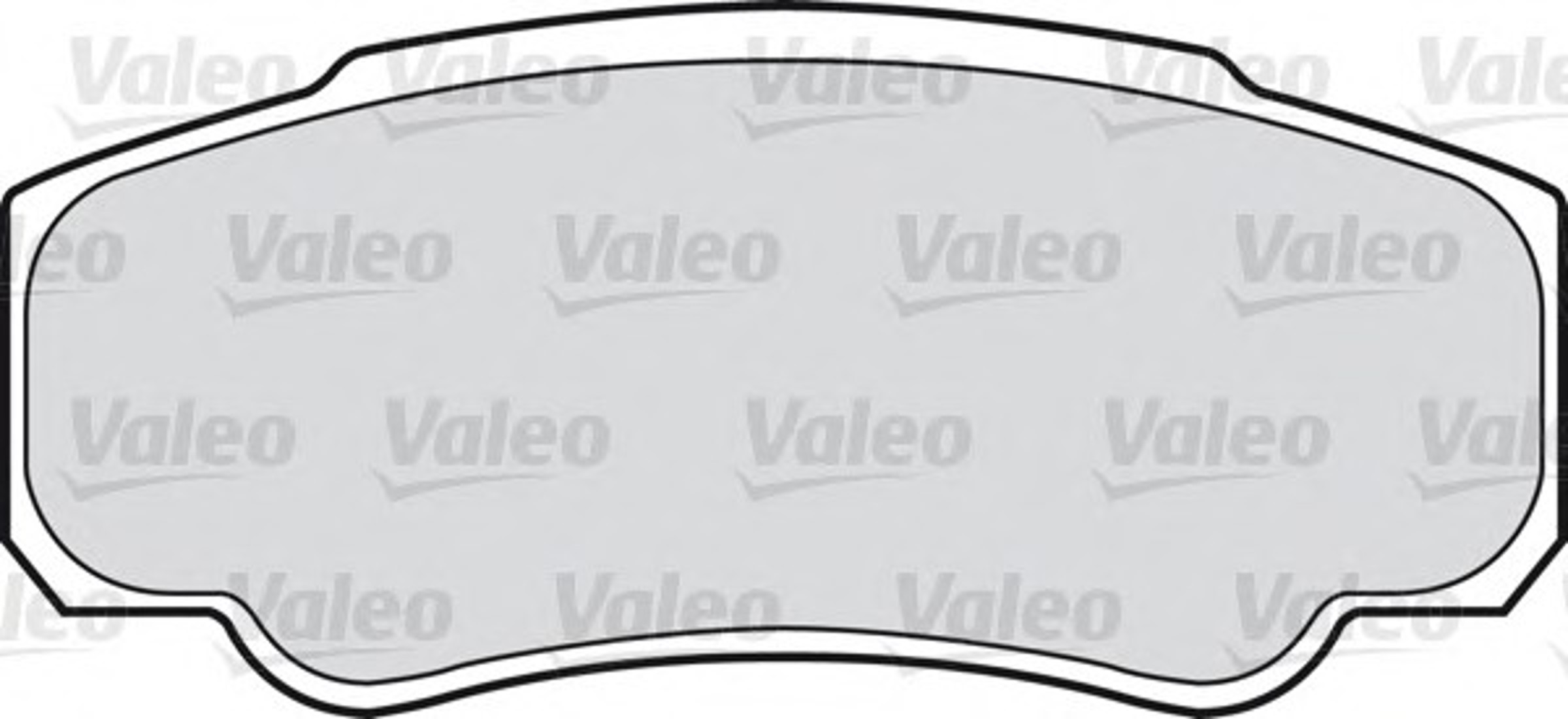 Колодка тормозная дисковая комплект VALEO 598570
