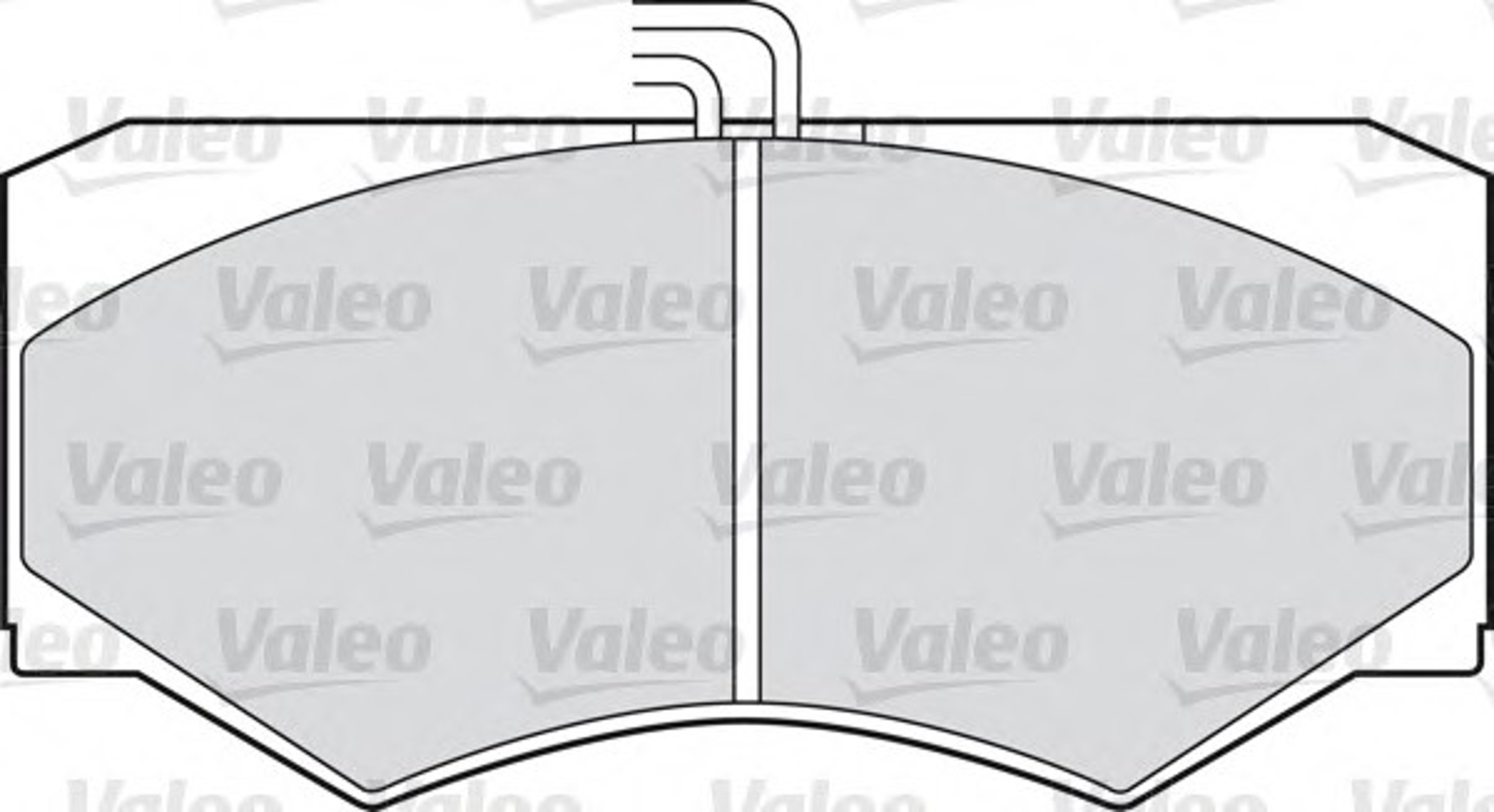Колодки тормозные дисковые VALEO 598613
