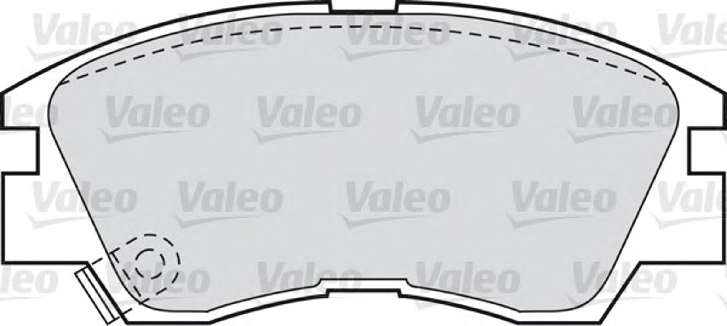 Колодки тормозные дисковые VALEO 598620