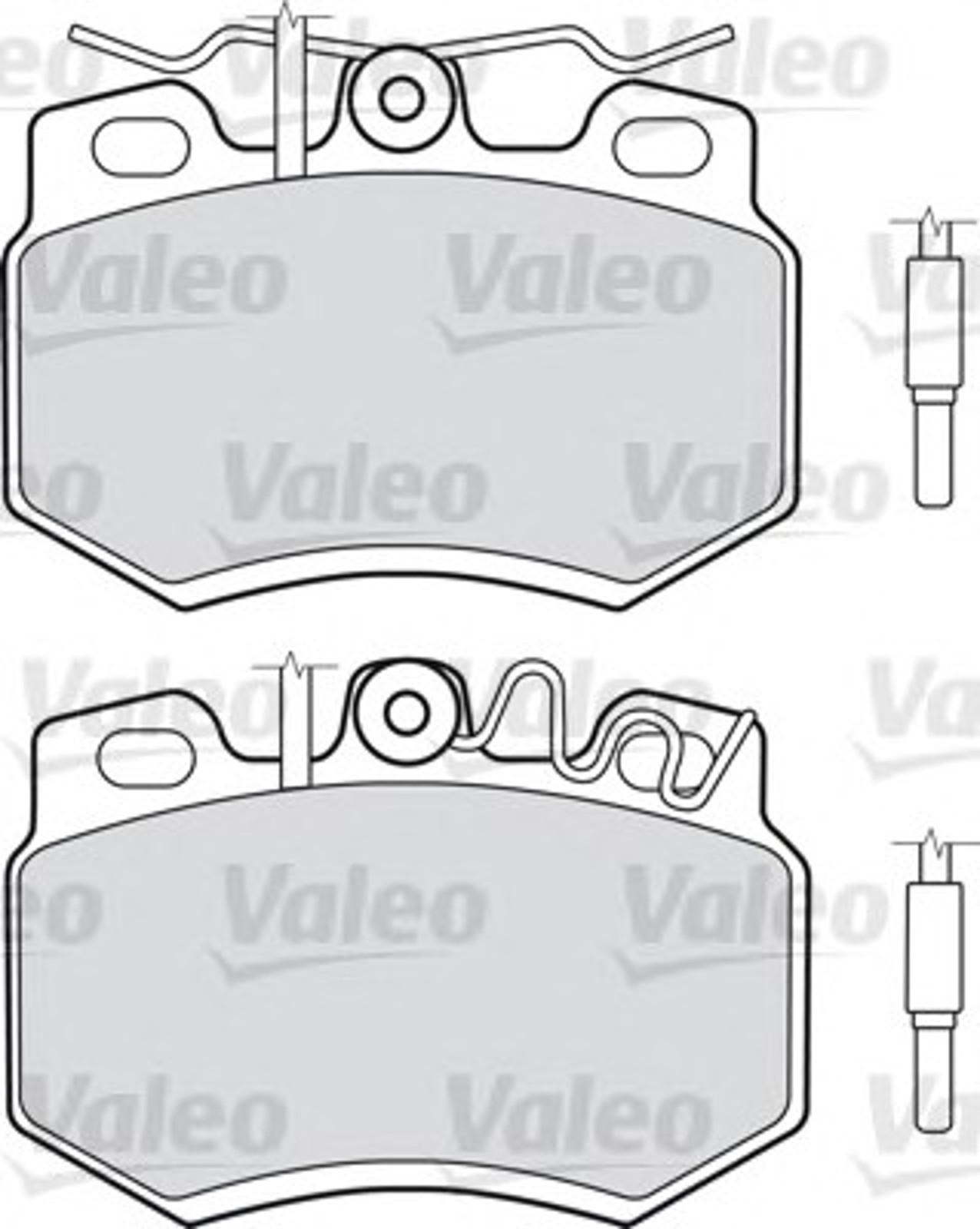 Колодки тормозные дисковые VALEO 598714