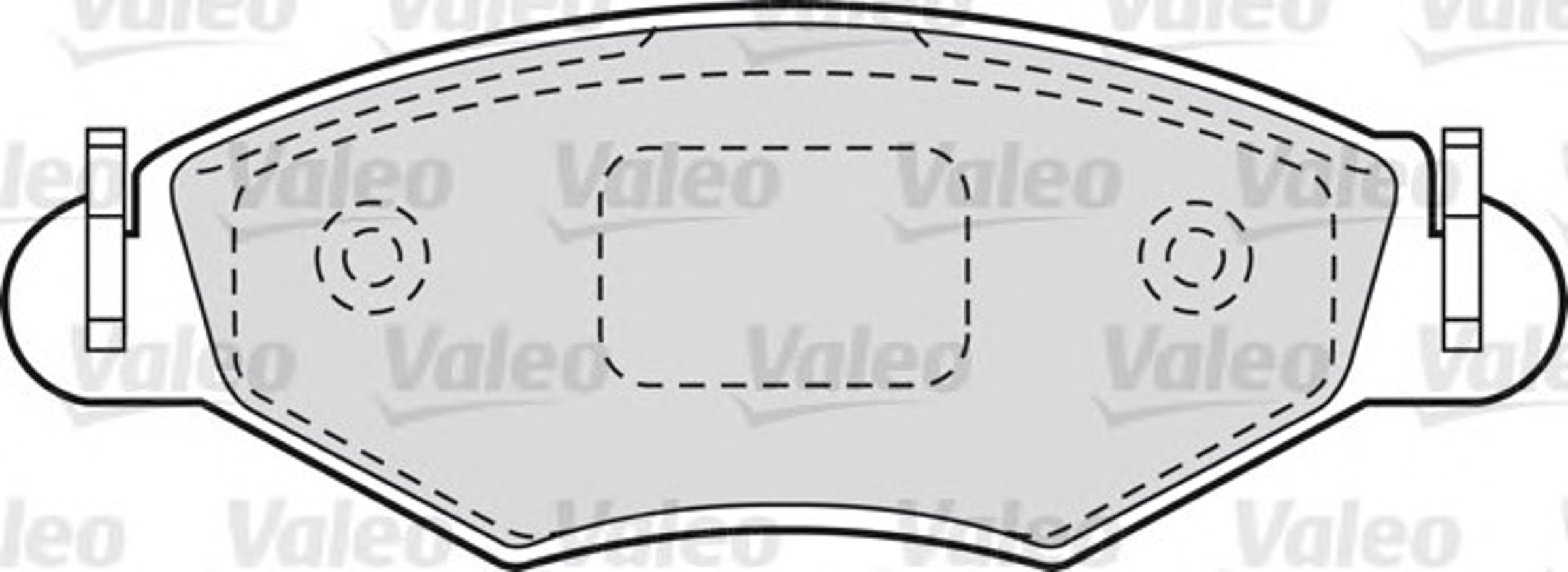 Колодки тормозные дисковые VALEO 598726