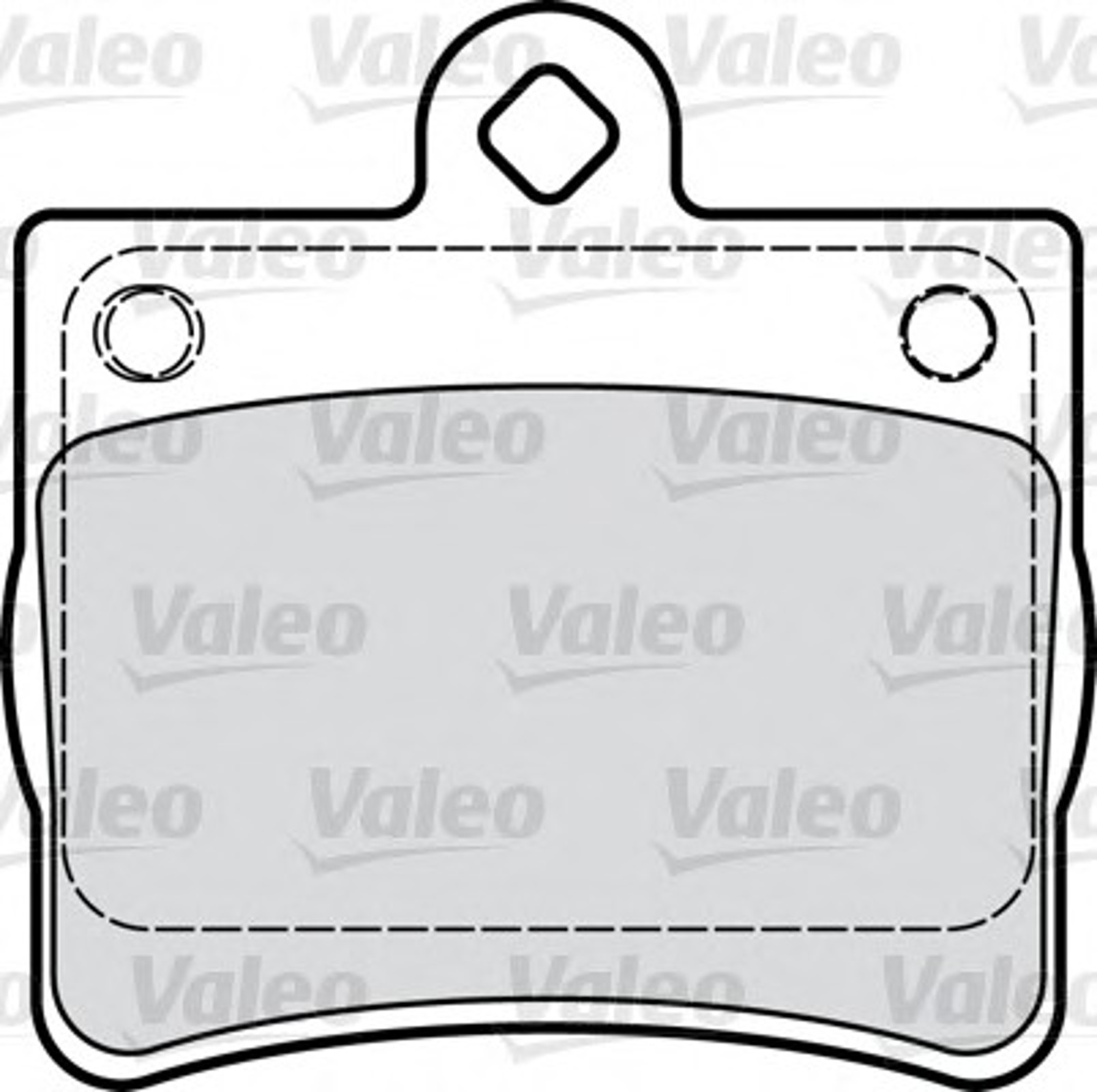 Комплект тормозных колодок дисковый тормоз VALEO 598763