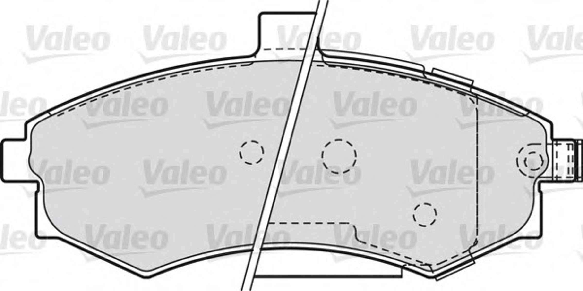 Колодки тормозные дисковые VALEO 598781