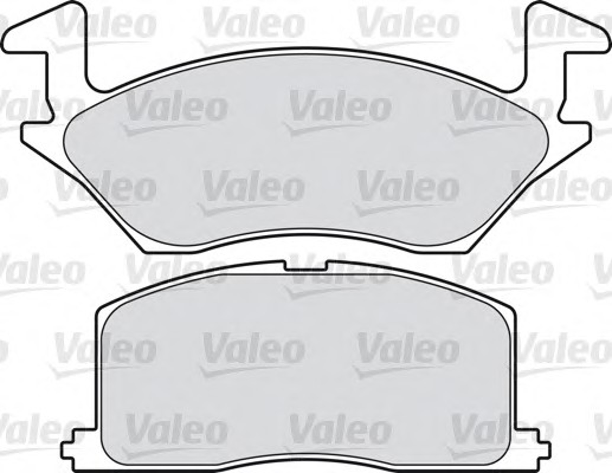 Комплект тормозных колодок дисковый тормоз VALEO 598815