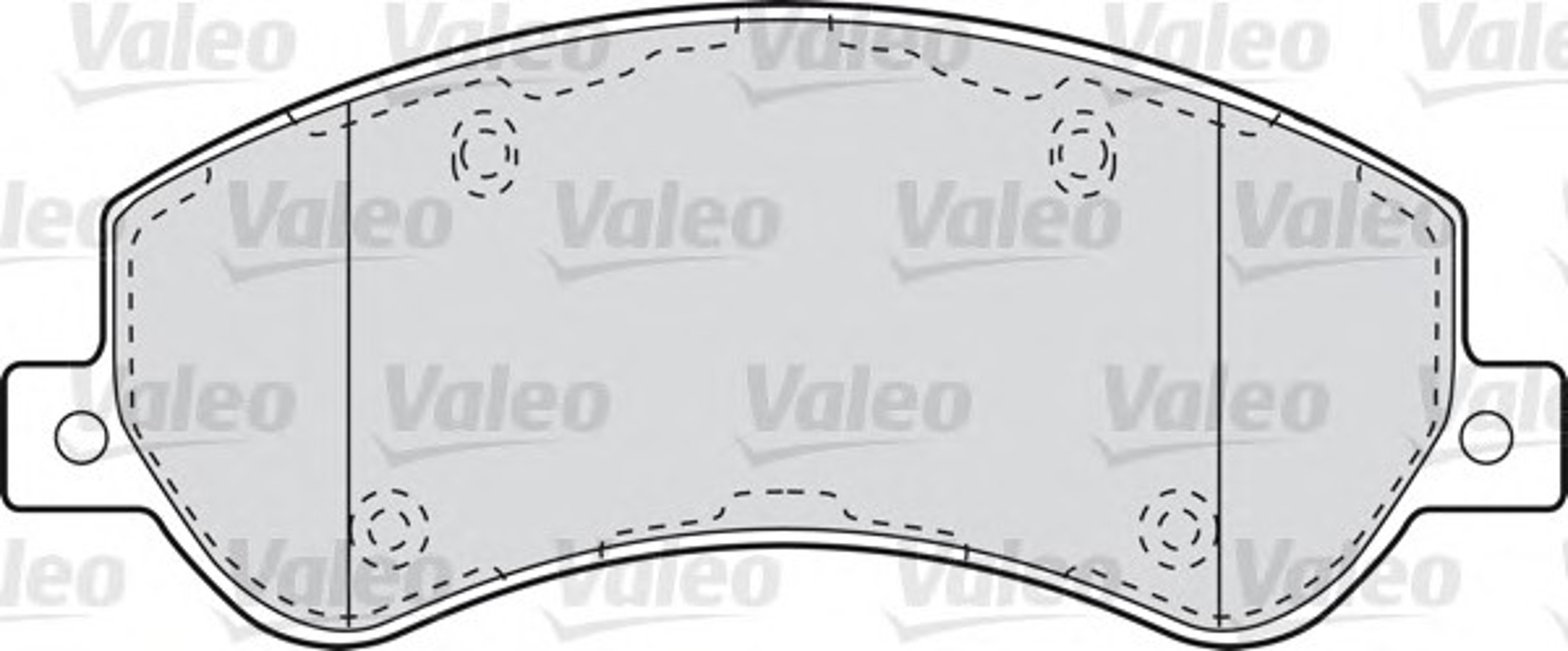 Колодки тормозные дисковые VALEO 598816