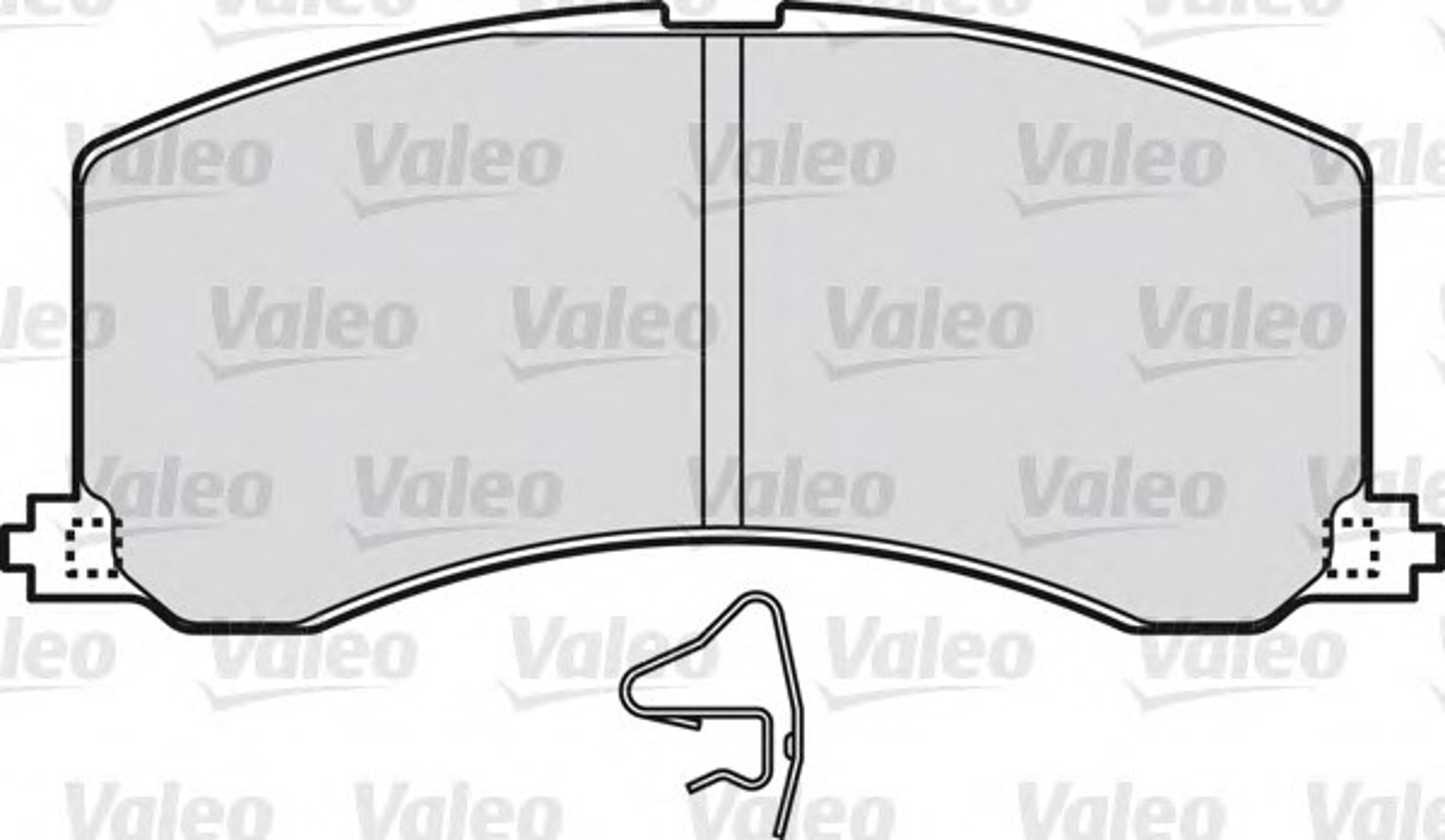 Колодки тормозные дисковые VALEO 598830