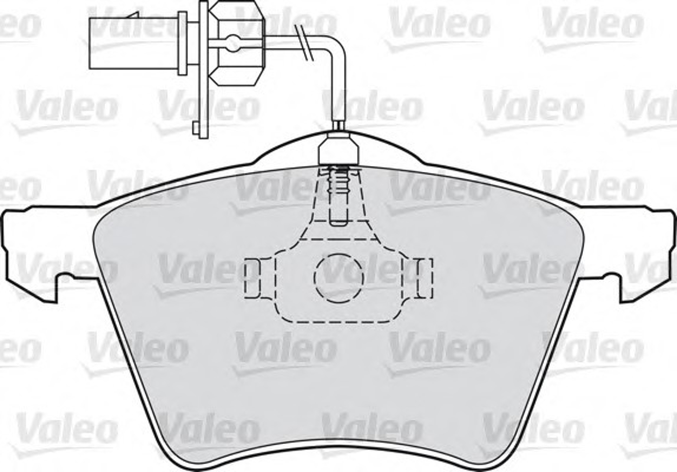 Колодки тормозные дисковые VALEO 598858