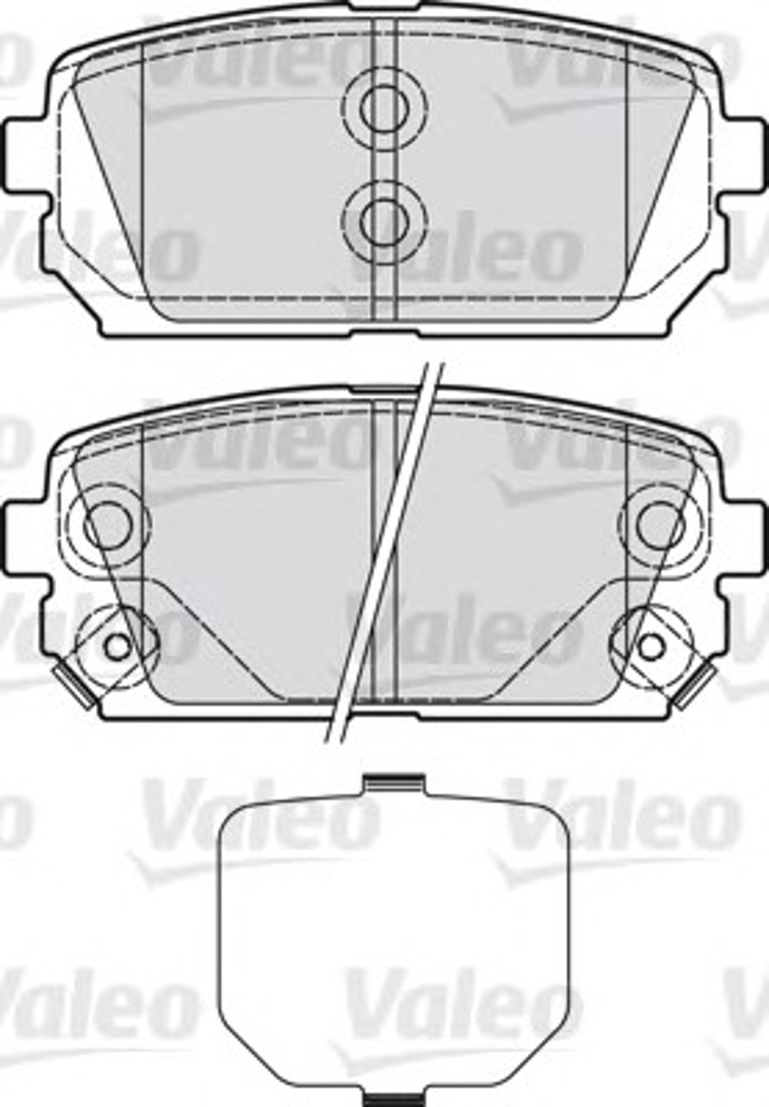 Колодки тормозные дисковые VALEO 598945