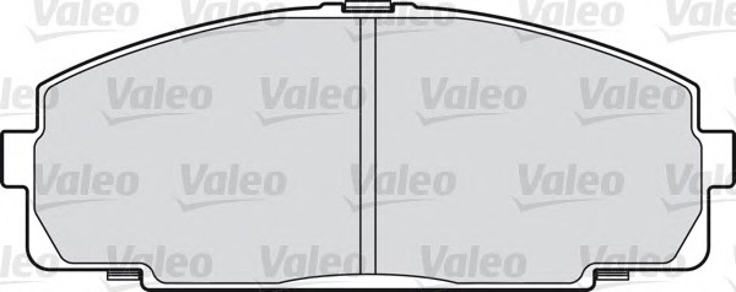 Колодки тормозные дисковые VALEO 598947