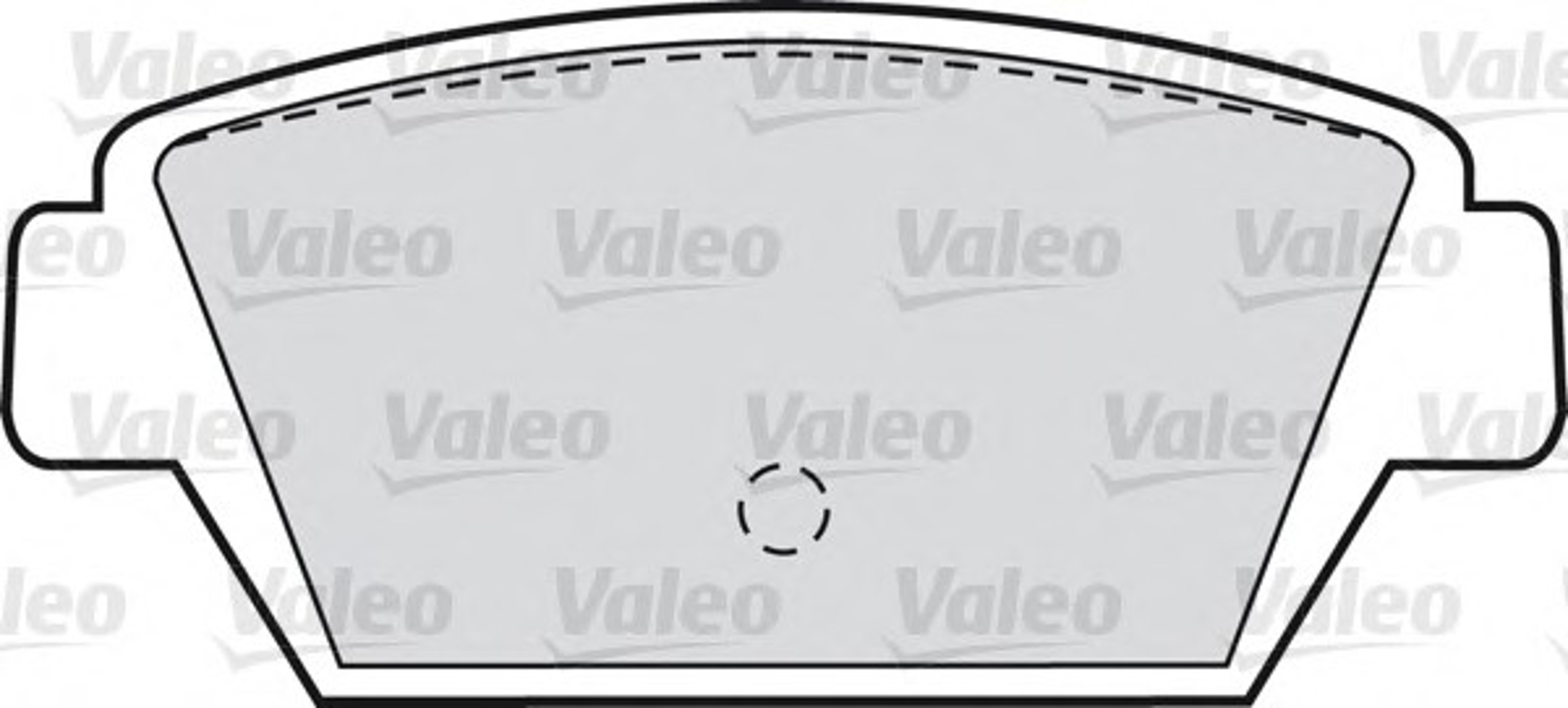 Колодки тормозные дисковые VALEO 598964