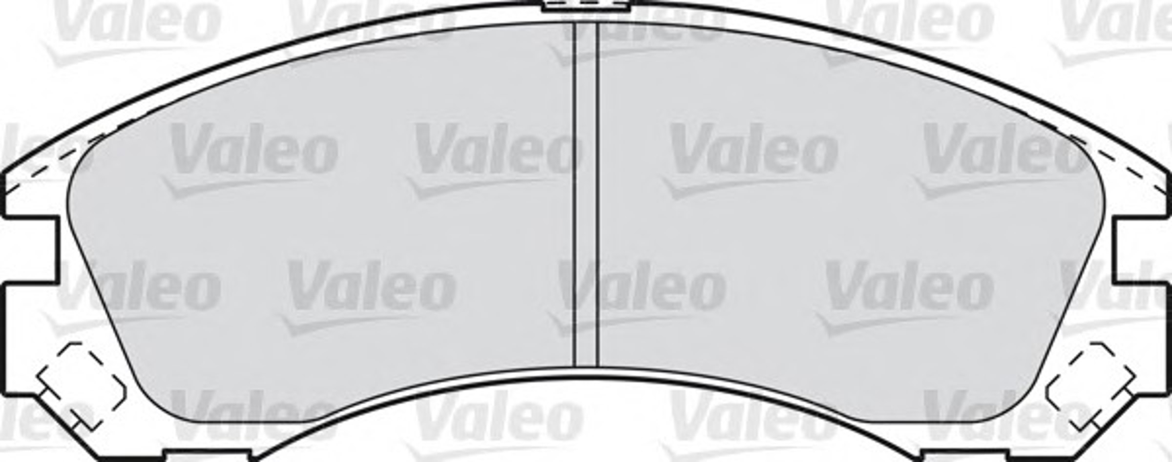 Комплект тормозных колодок дисковый тормоз VALEO 601020