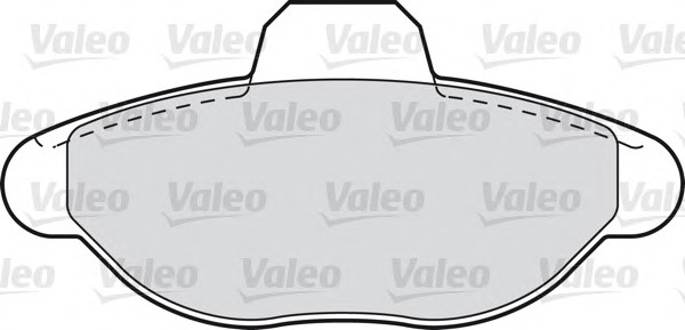 Комплект тормозных колодок дисковый тормоз VALEO 601021