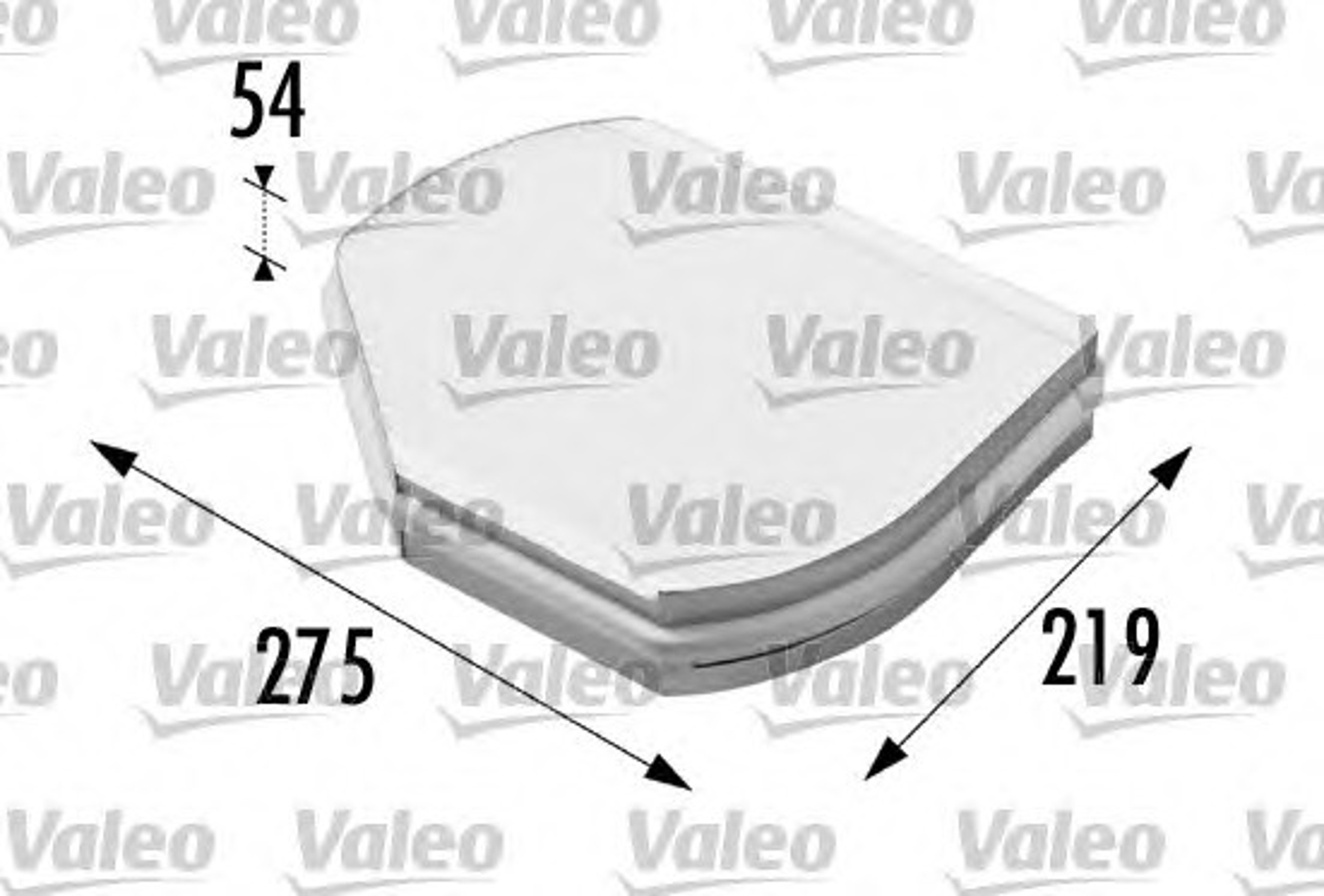 Фильтр салона VALEO 698169
