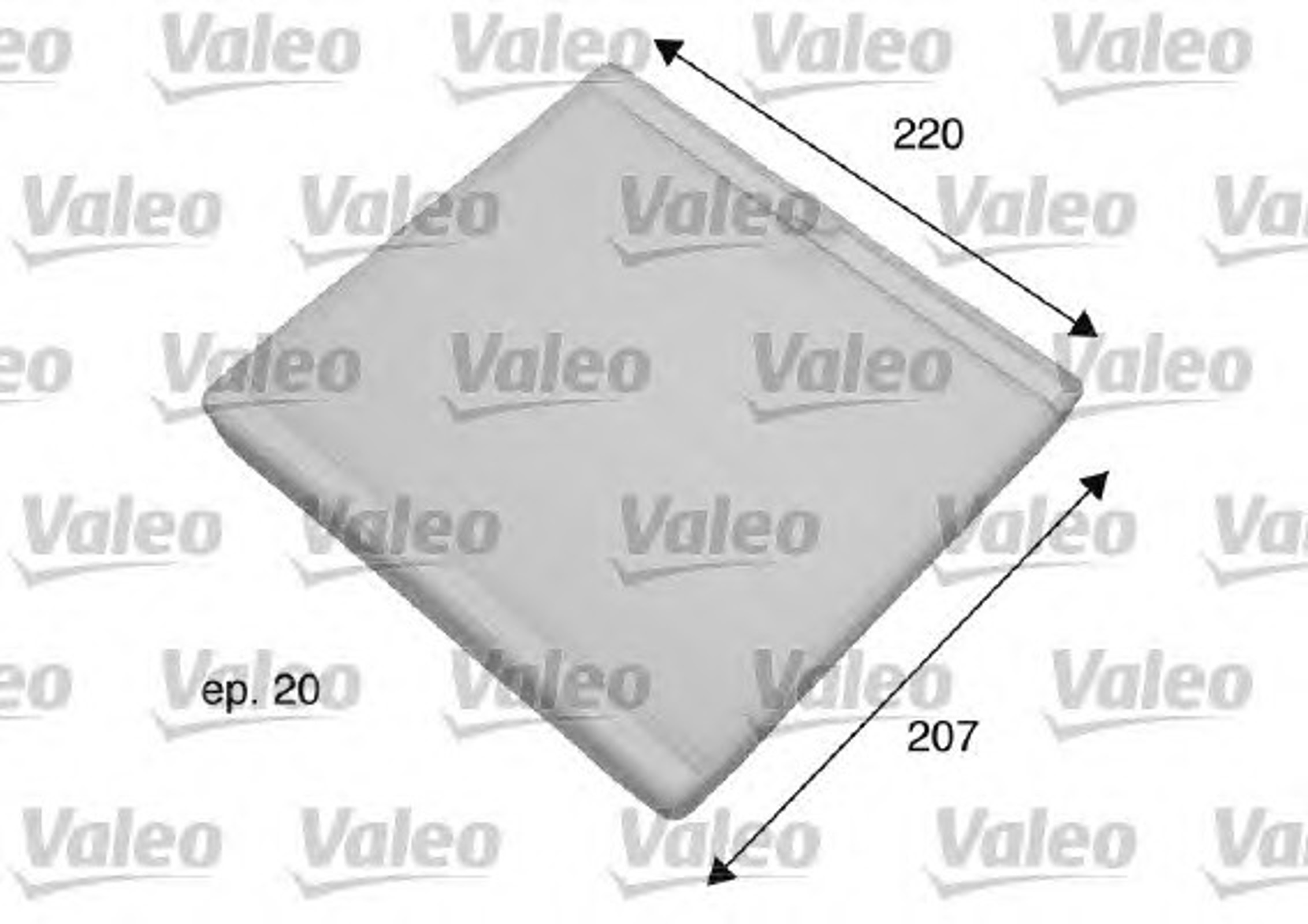 Фильтр салона VALEO 698769