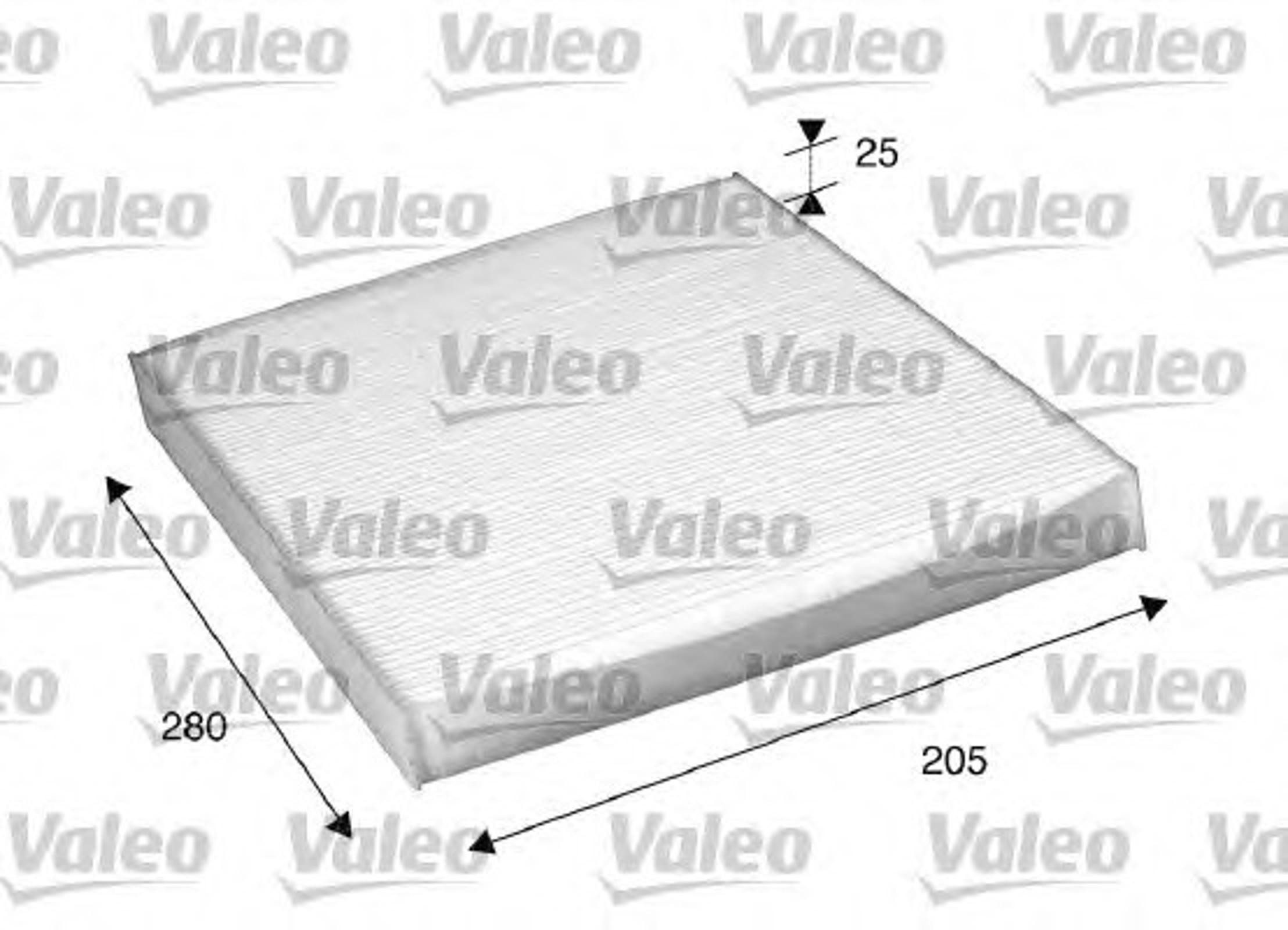 Фильтр салона VALEO 698885