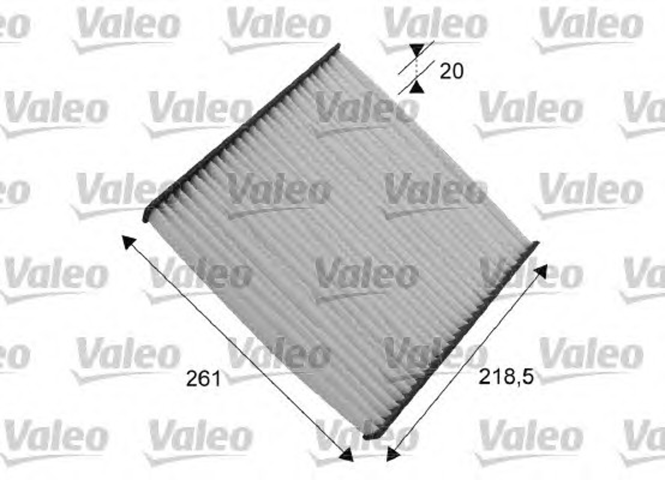 Фильтр салона VALEO 715552