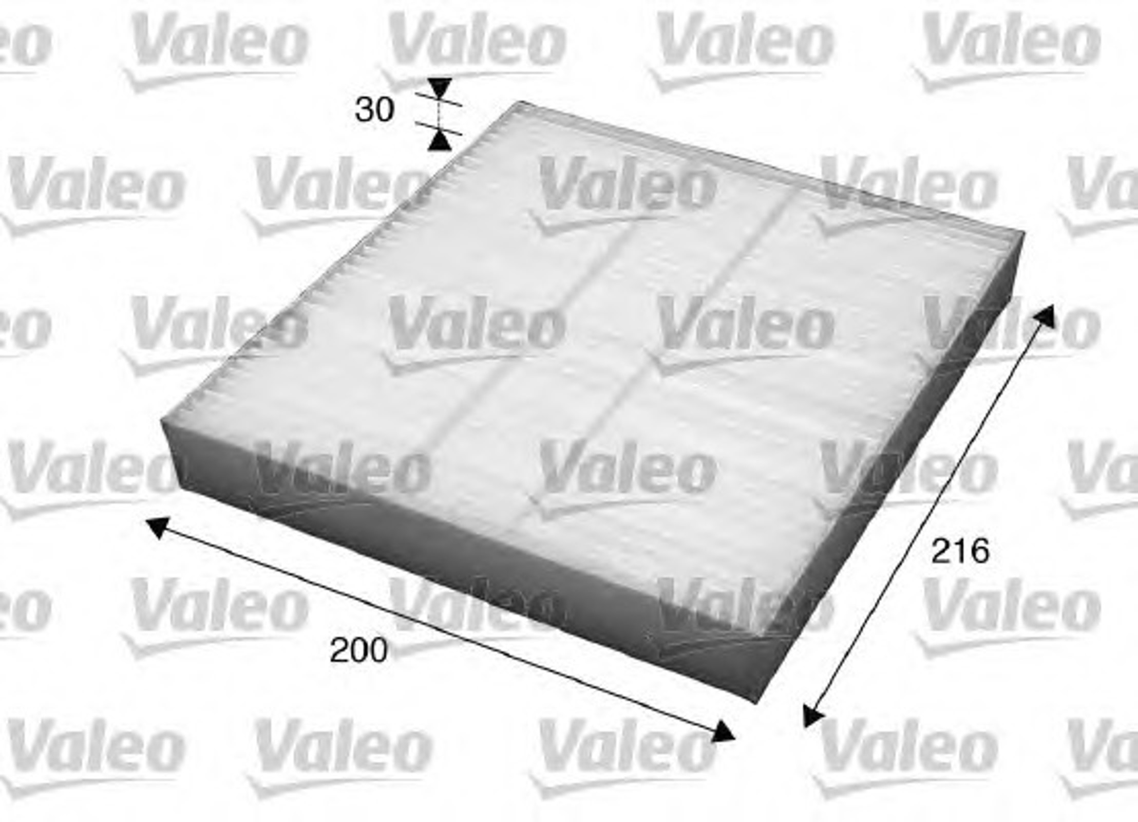 Фильтр воздушный VALEO 715560