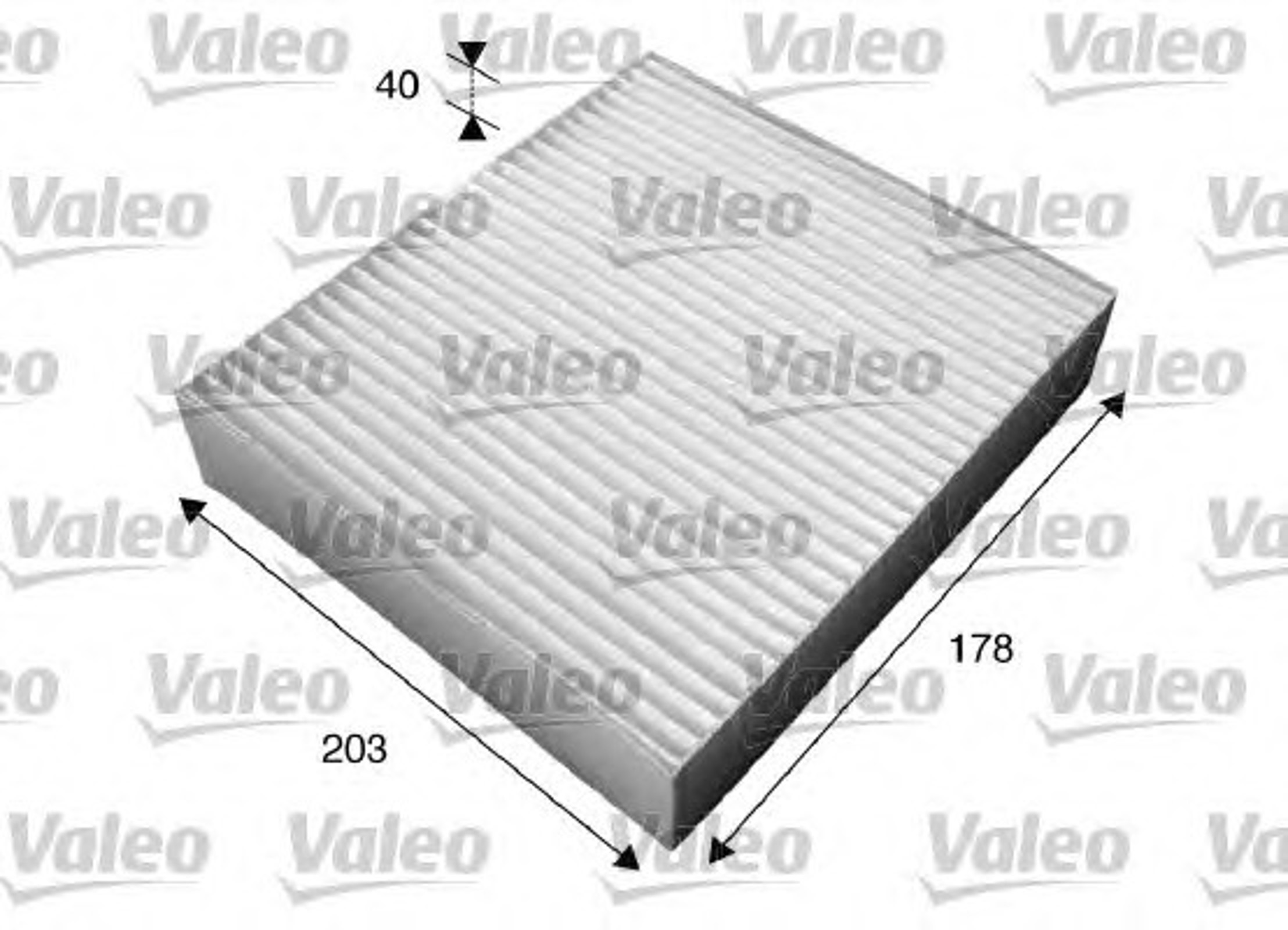 Фильтр салона VALEO 715603