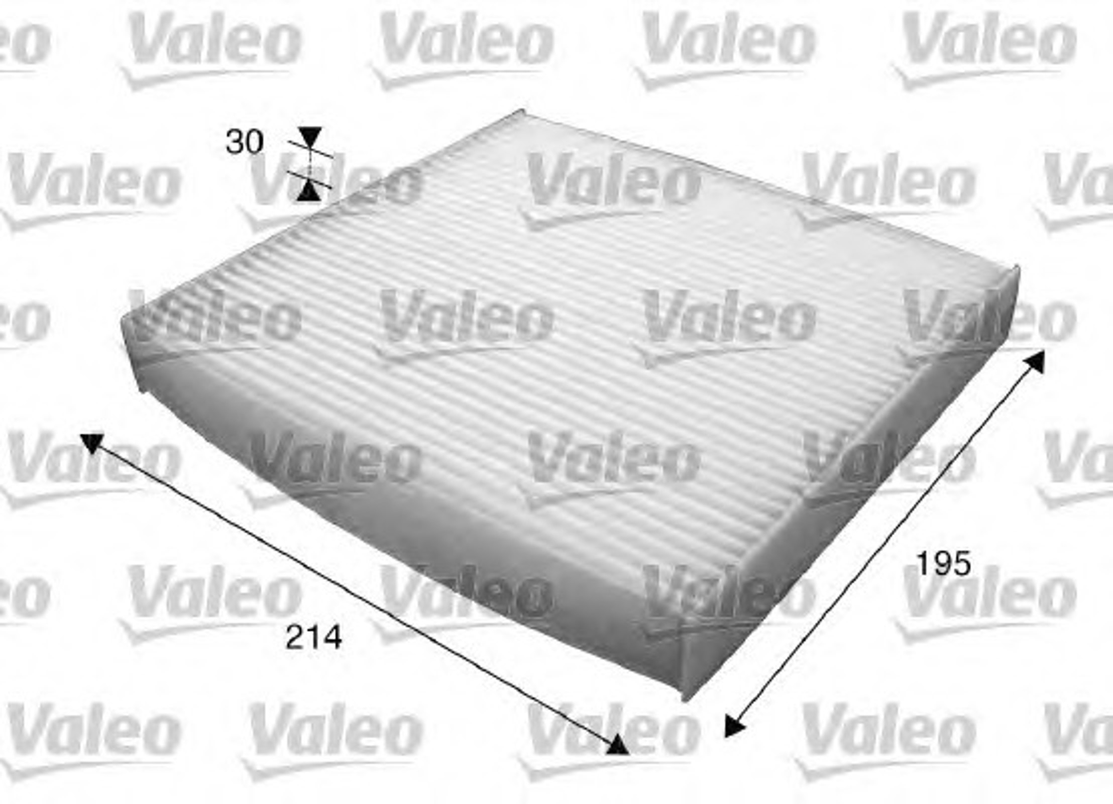 Фильтр салона VALEO 715620