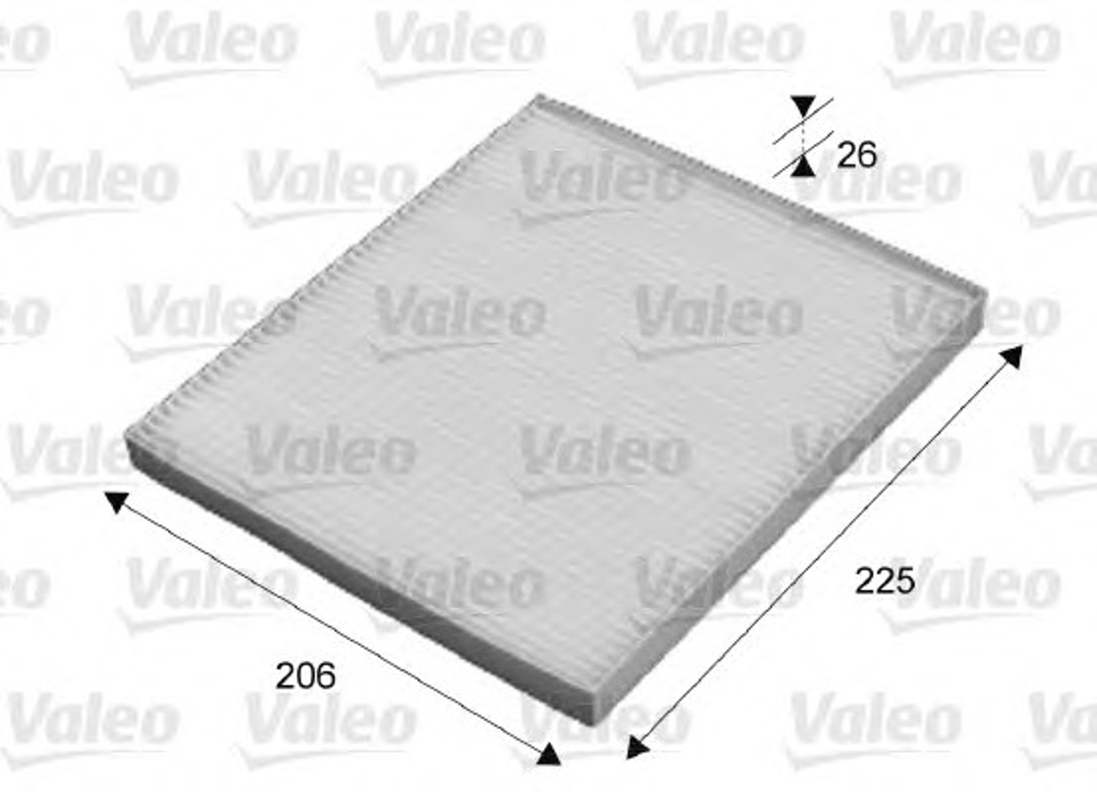 Фильтр салона VALEO 715645