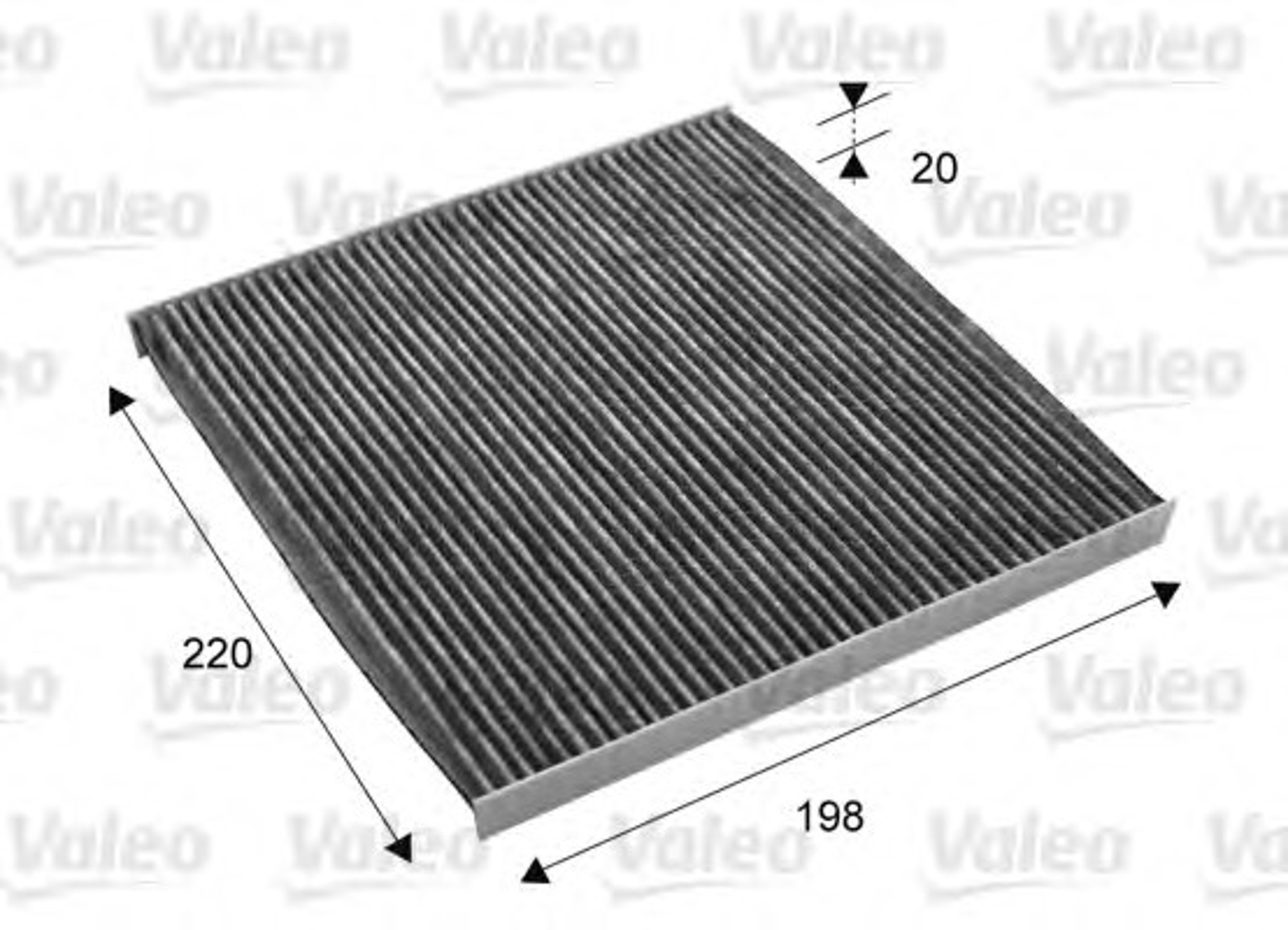 Фильтр салона VALEO 715701