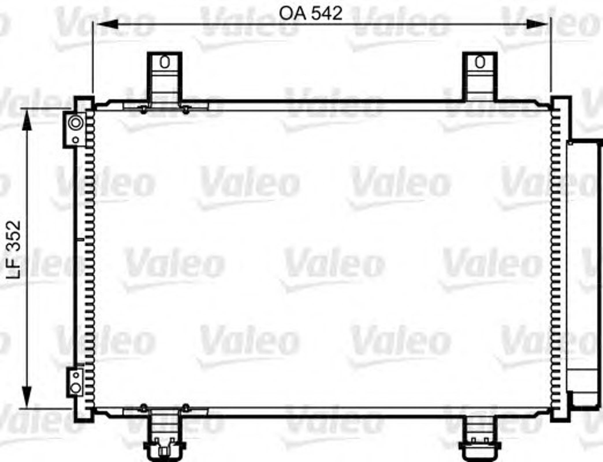 Радиатор кондиционера VALEO 814219