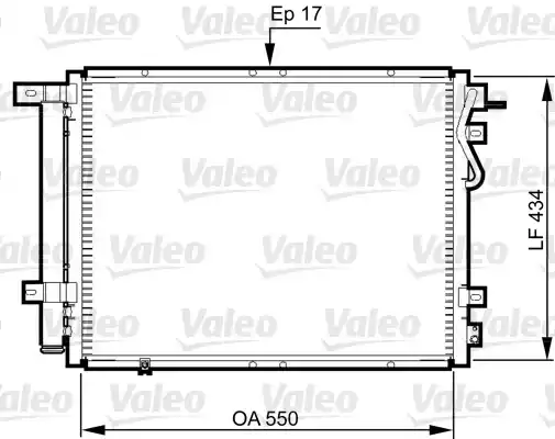 Конденсатор кондиционера VALEO 814352