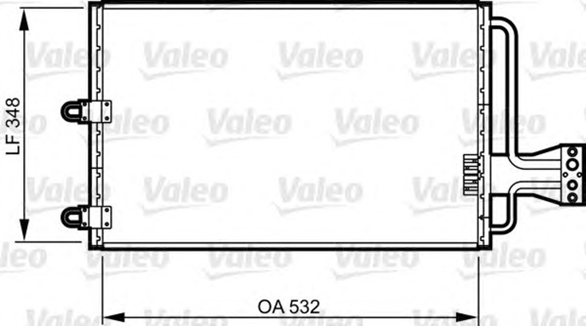 Конденсатор кондиционера VALEO 816803