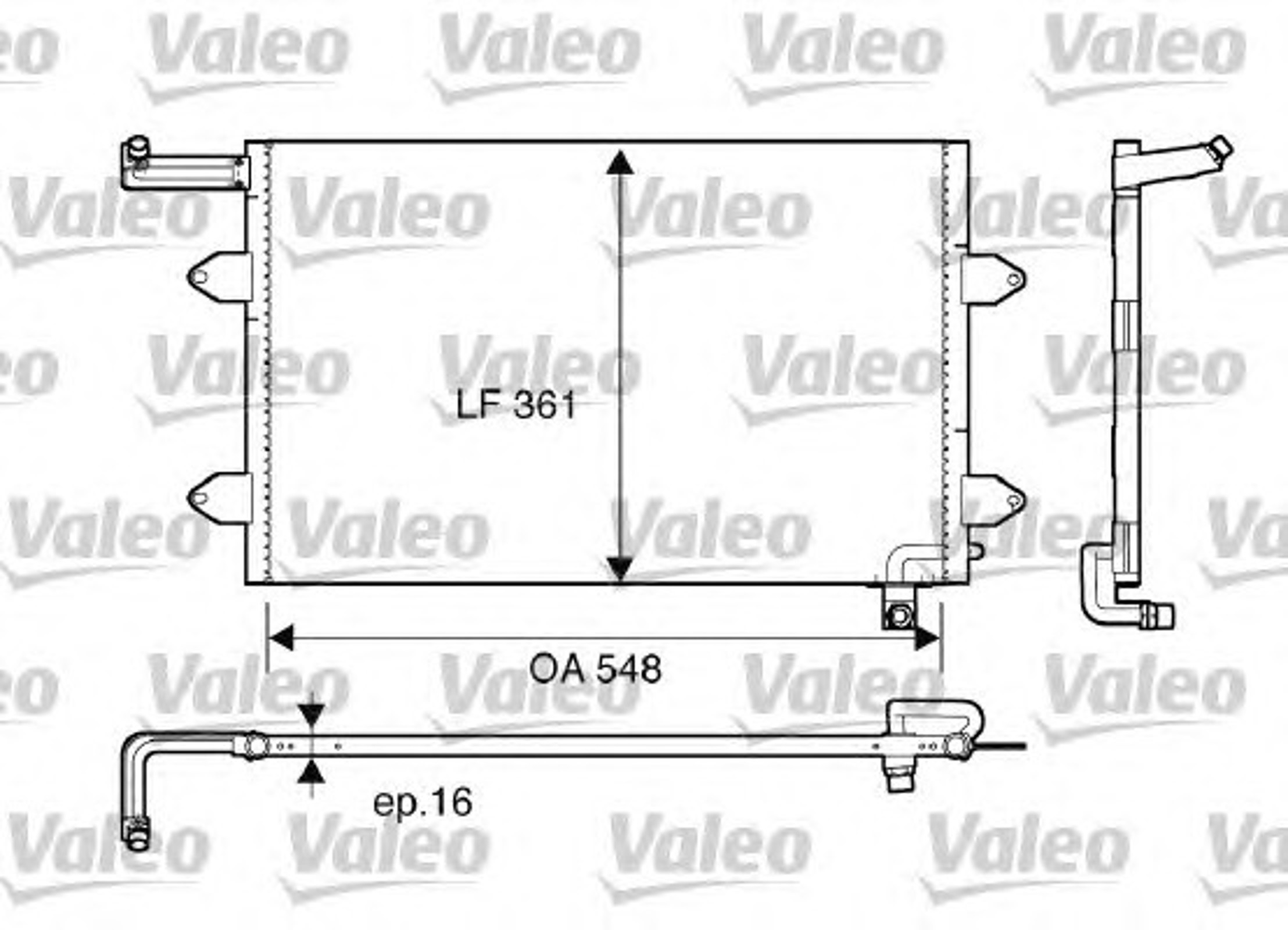 Конденсатор кондиционера VALEO 816910