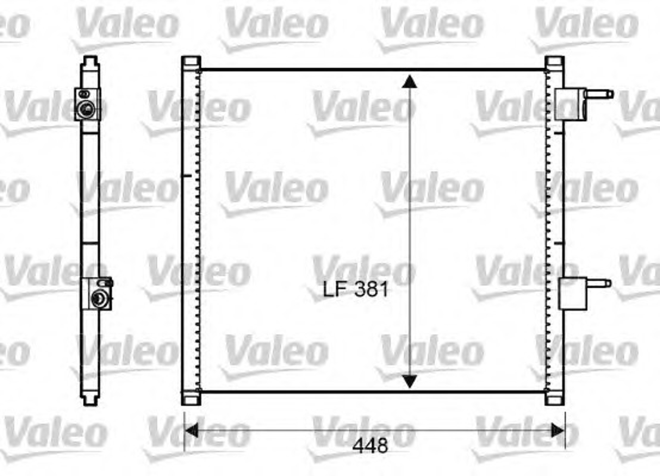 Конденсатор кондиционера VALEO 817225