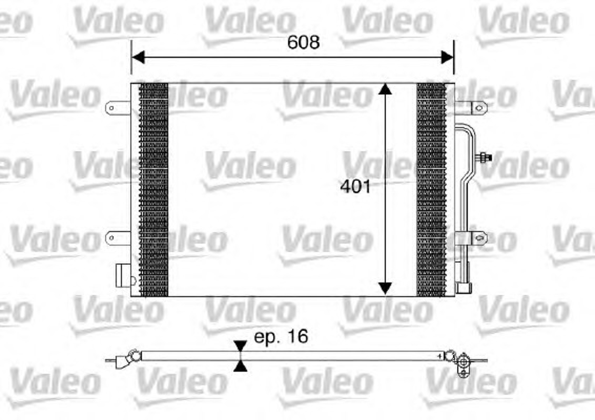 Конденсатор кондиционера VALEO 817569