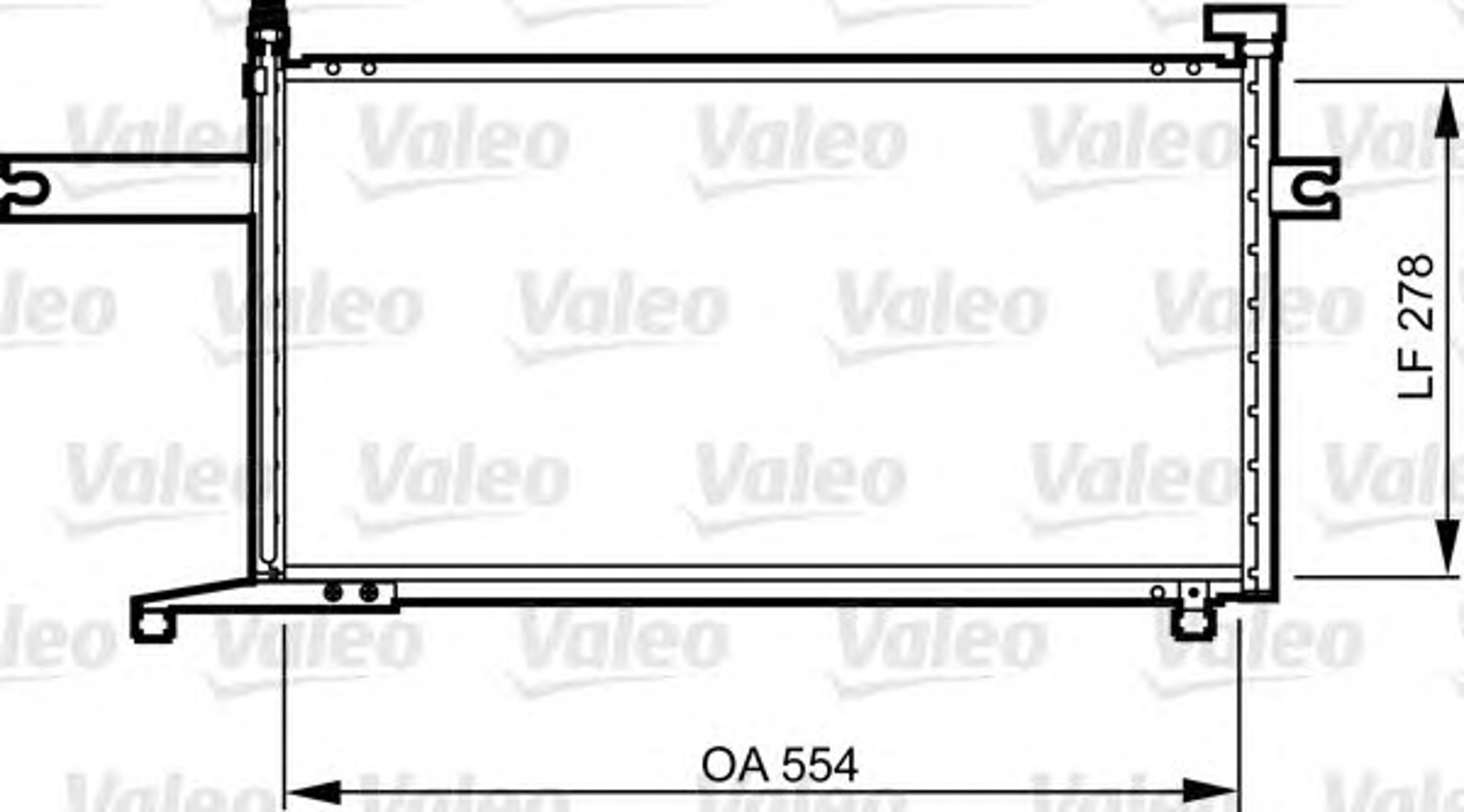 Радиатор кондиционера VALEO 817732