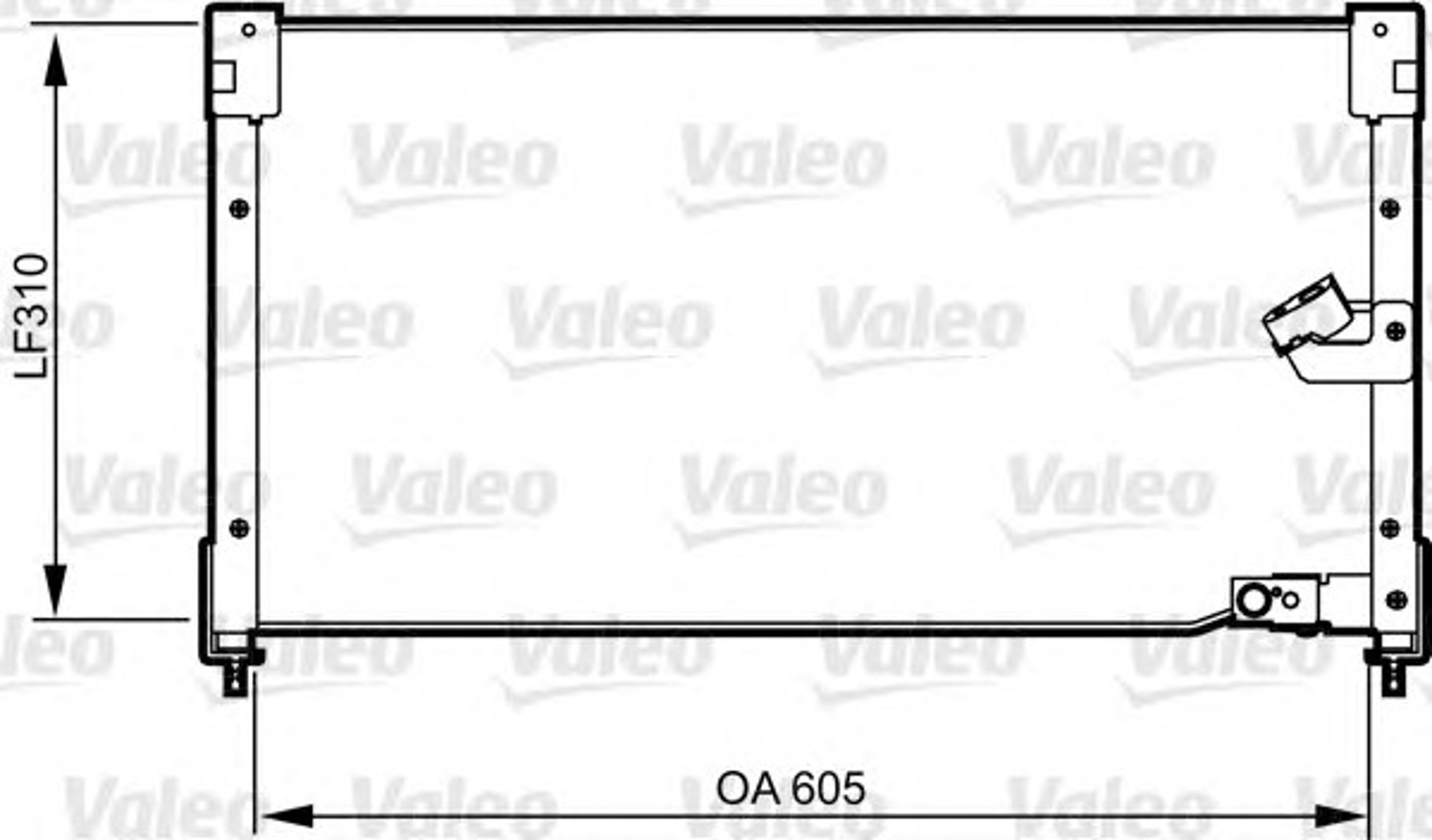 Радиатор кондиционера VALEO 817781