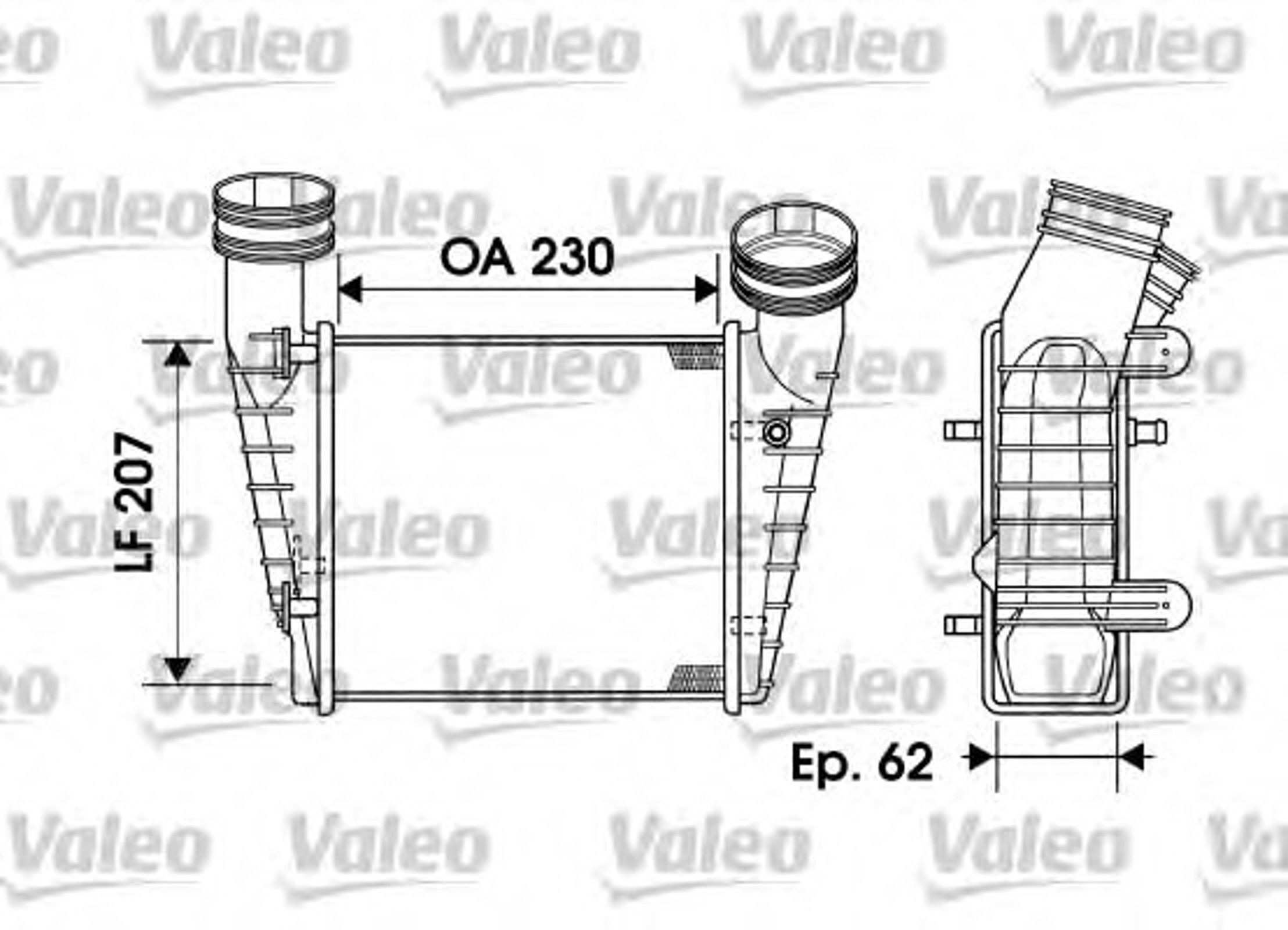 Интеркулер VALEO 817938