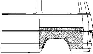 Боковина VAN WEZEL 1747148