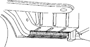 Порог кузова VAN WEZEL 3070301
