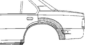 Арка крыла VAN WEZEL 3760147