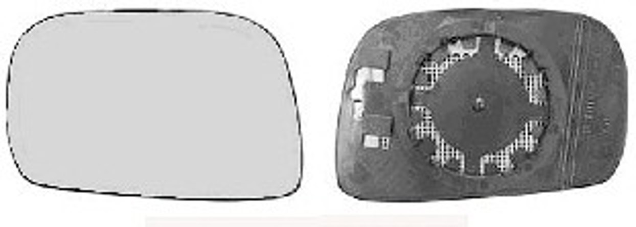 Зеркальное стекло наружное зеркало VAN WEZEL 3701836