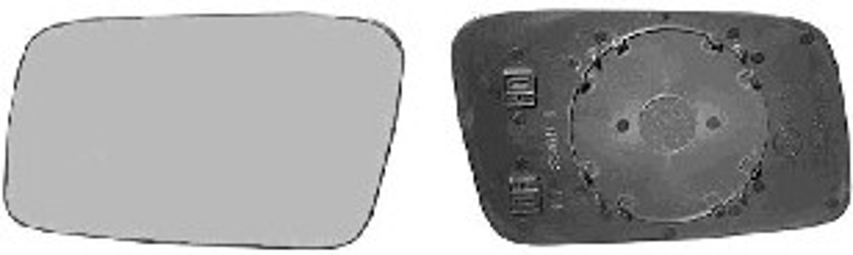 Зеркальное стекло наружное зеркало VAN WEZEL 5930835