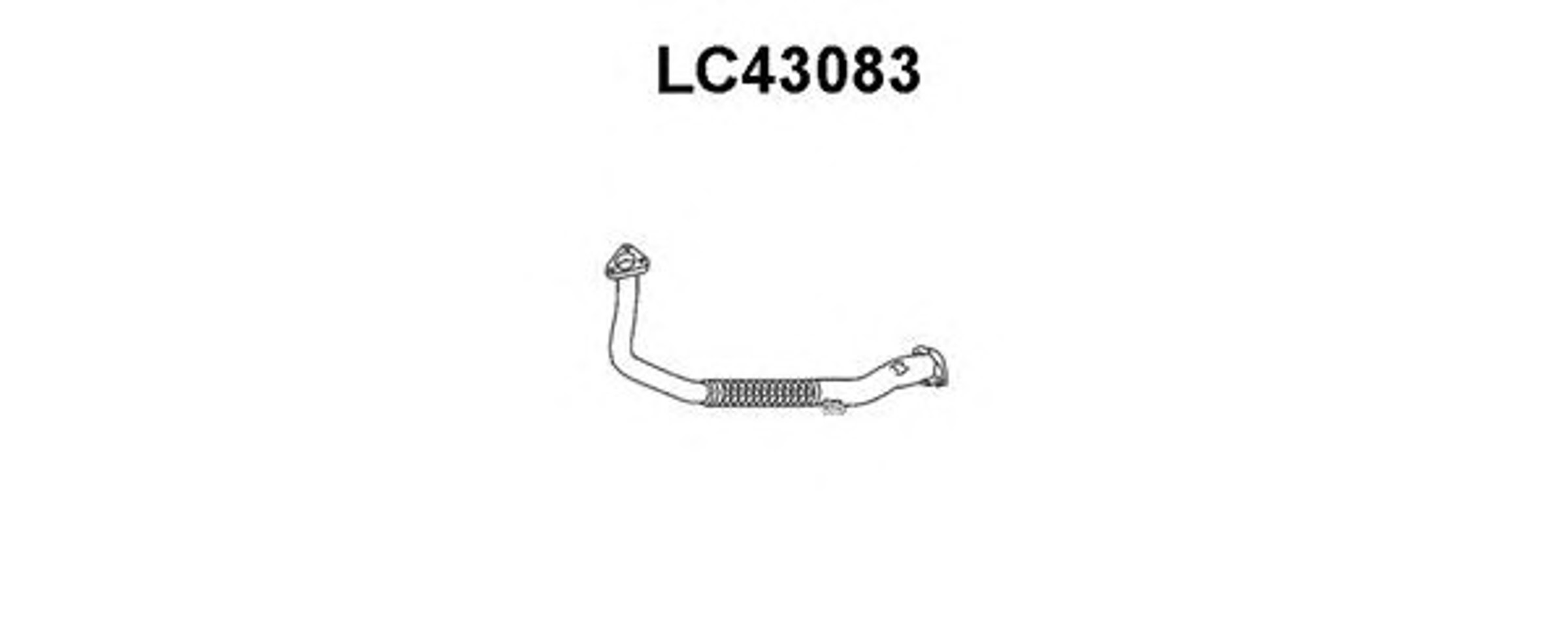 Труба выхлопного газа VENEPORTE LC43083