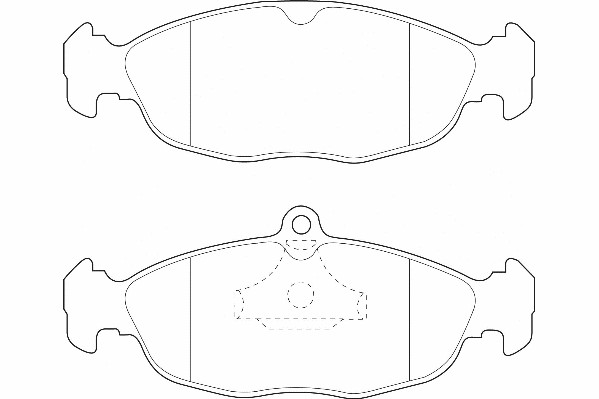 Комплект тормозных колодок дисковый тормоз WAGNER WBP20547A