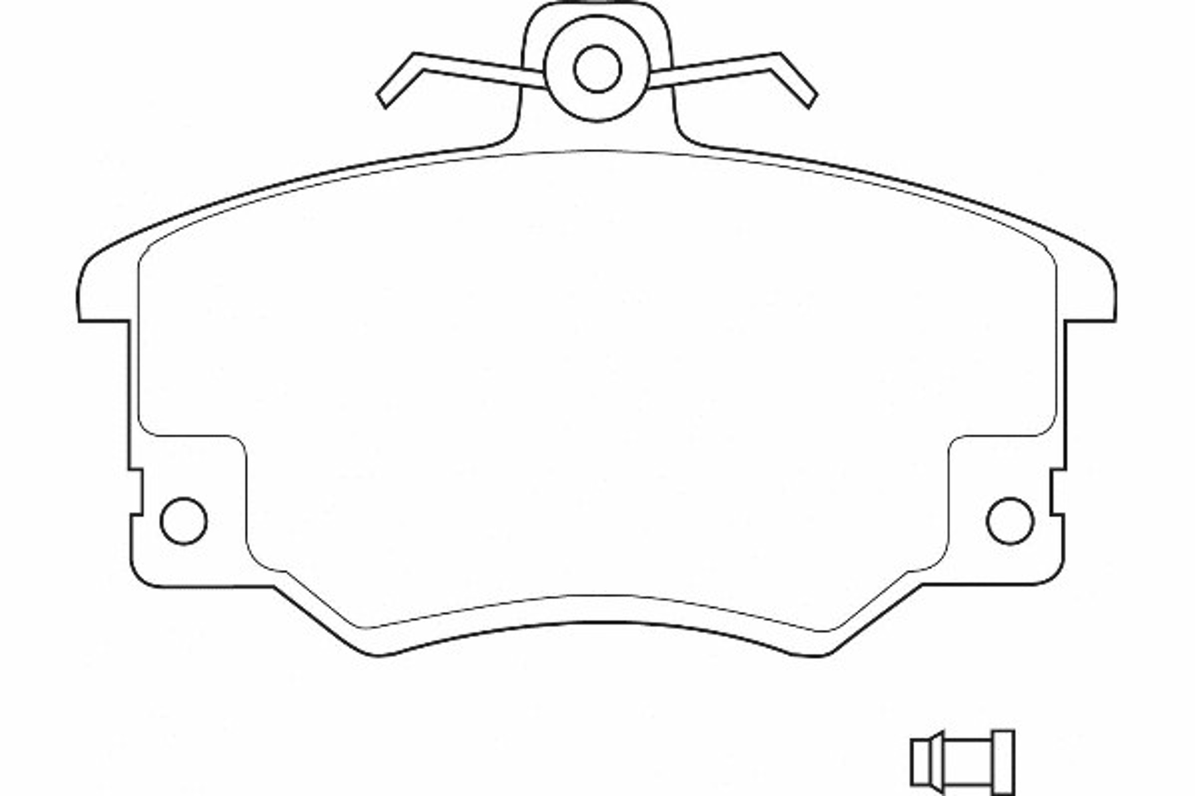 Колодки тормозные дисковые WAGNER WBP20833A