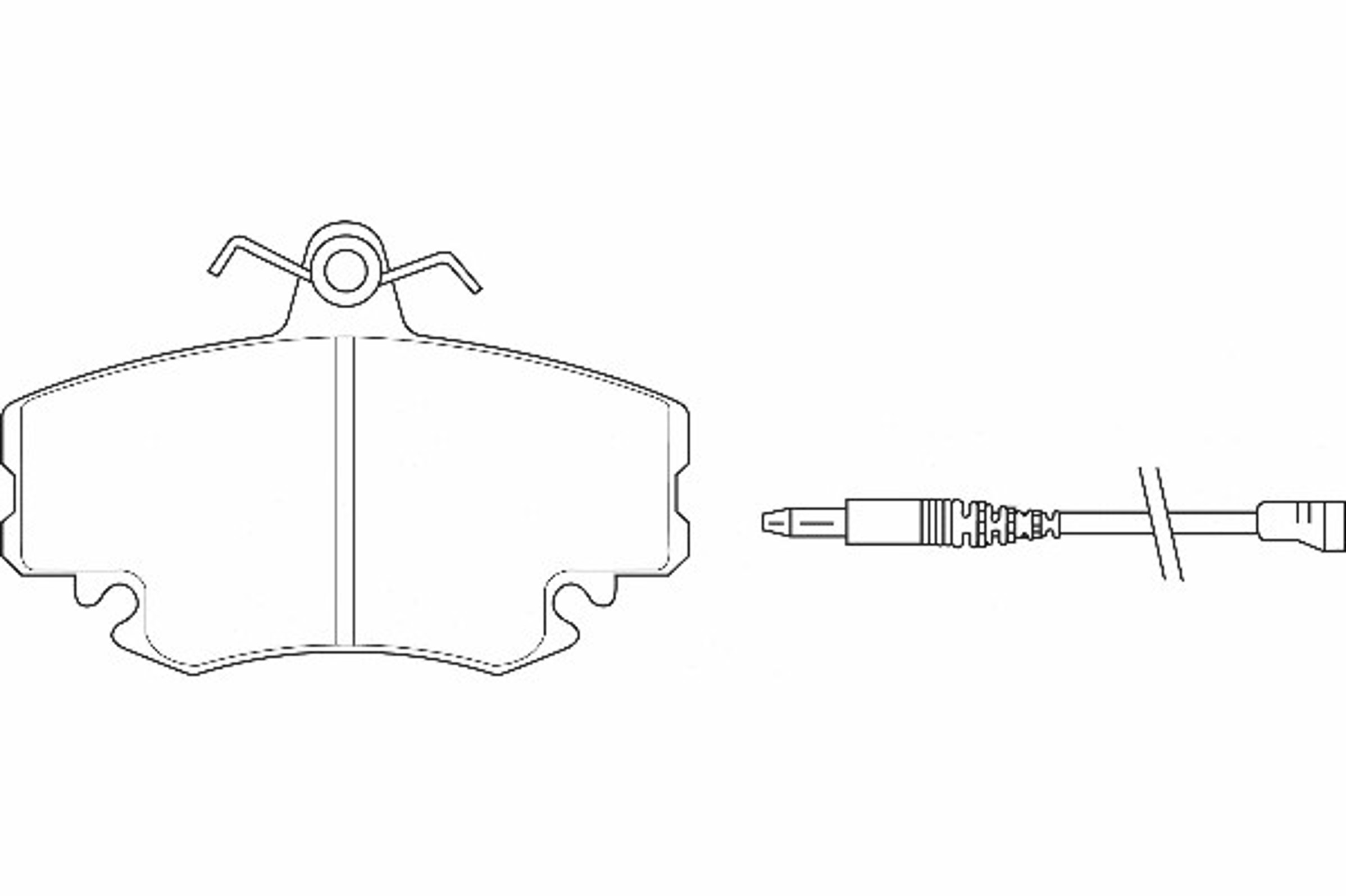 Комплект тормозных колодок дисковый тормоз WAGNER WBP21463A