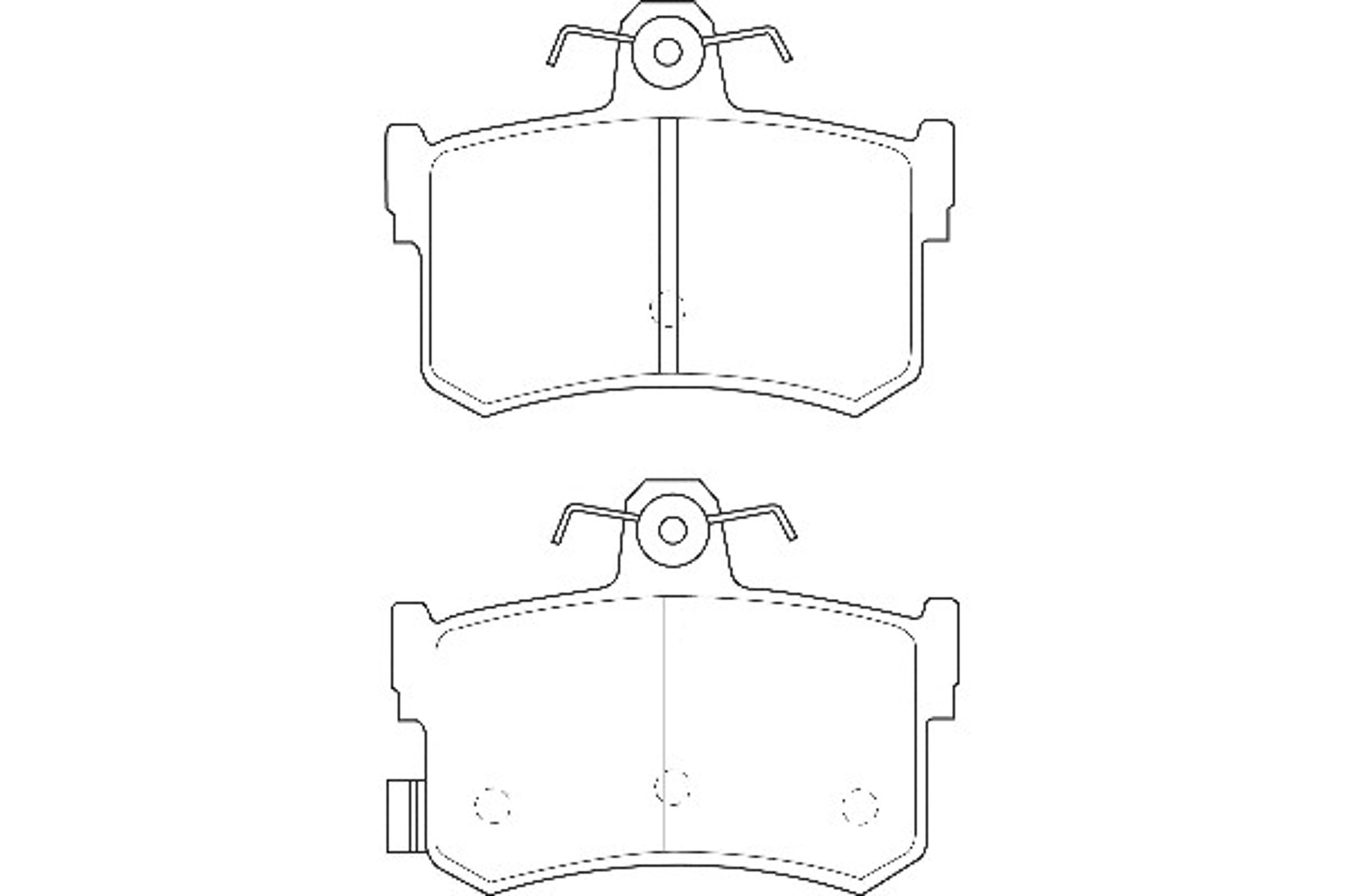 Колодки тормозные дисковые WAGNER WBP21682A