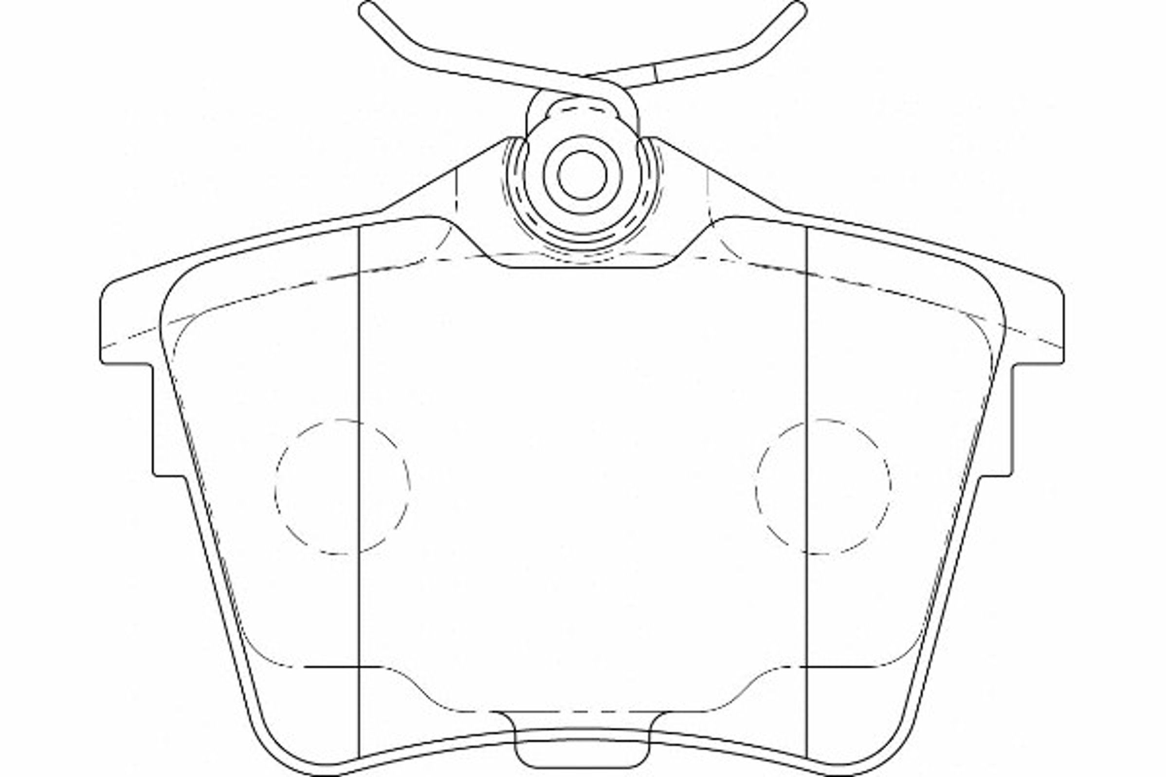 Колодки тормозные дисковые WAGNER WBP24135A